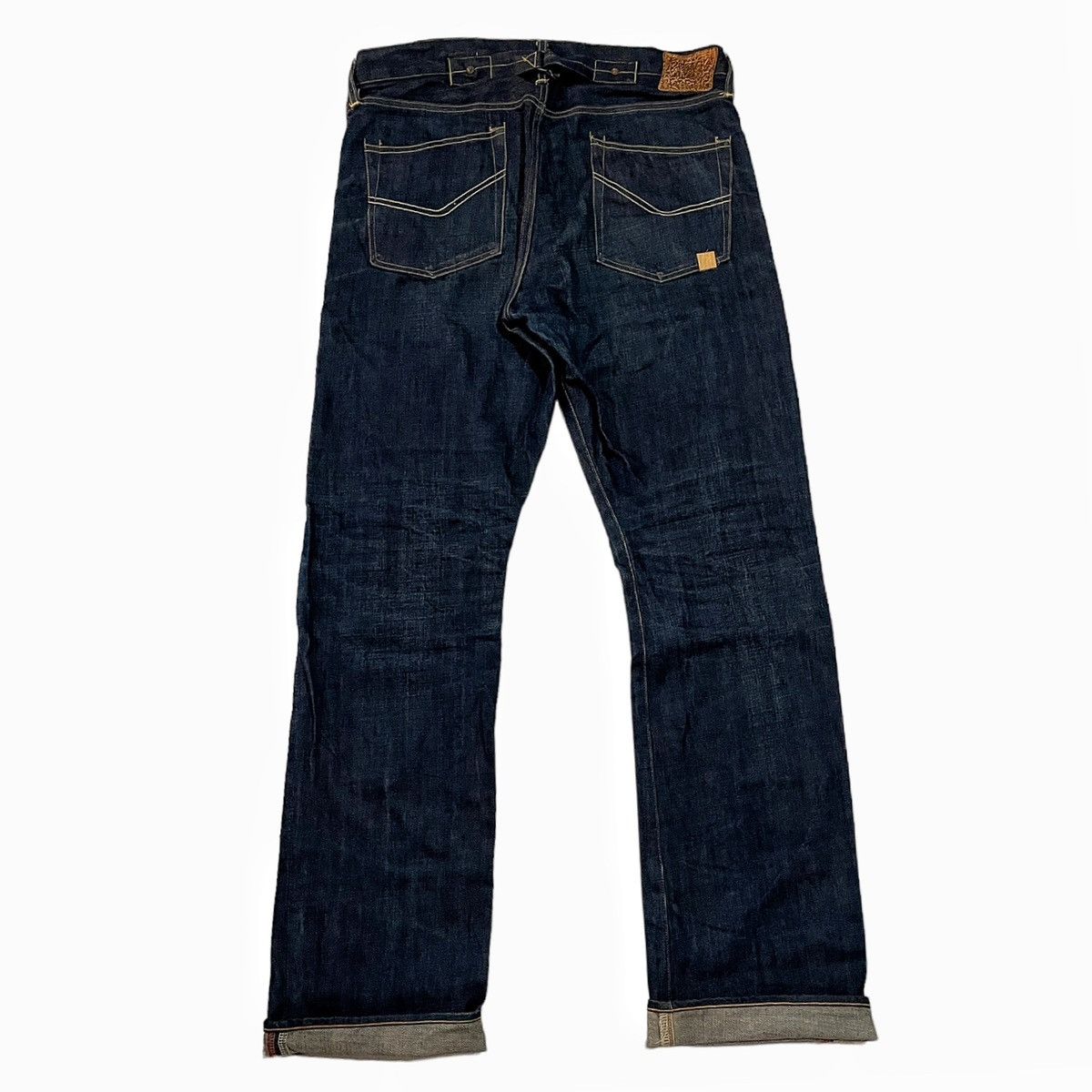 Japanese Brand Canton Overalls & Co Denim Work Pants With Buckle Back Size US 34 / EU 50 - 2 Thumbnail