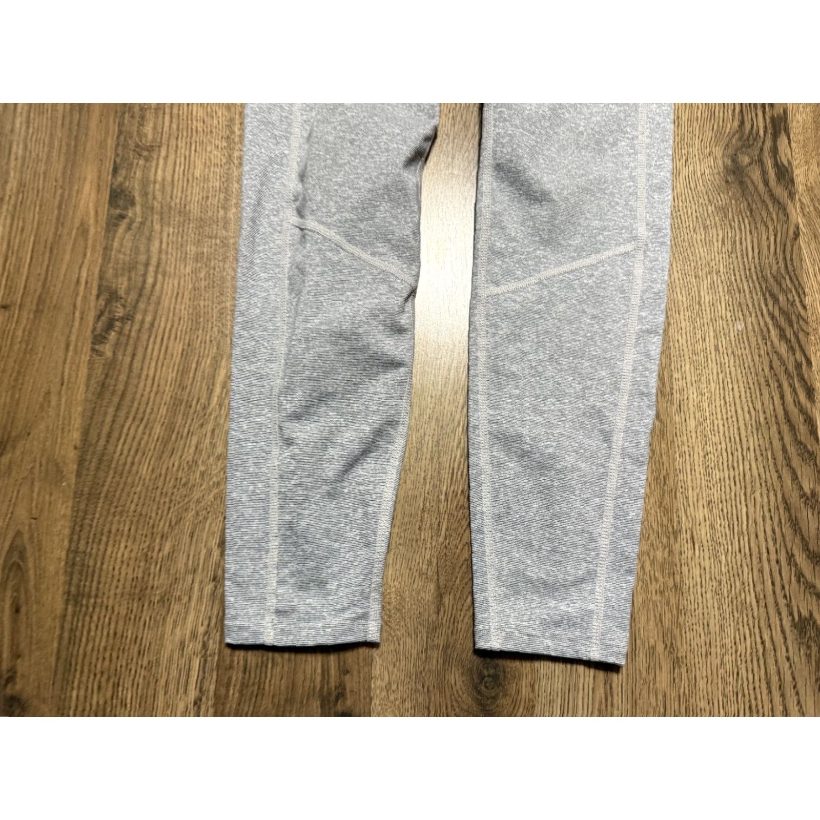Vintage JoyLab Pants Women's Small Petite Gray Pull On Leggings Skinny High Rise Athletic Casual Yoga Slim | S | Regular | Inseam 24.5 in Size 28" / US 6 / IT 42 - 3 Thumbnail