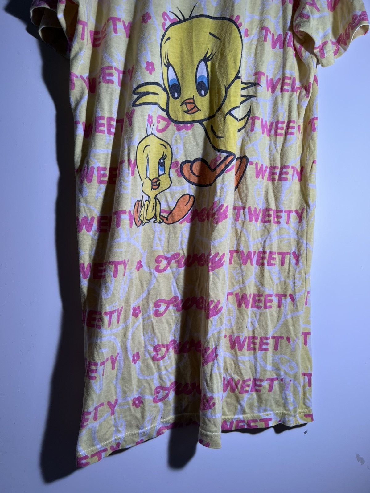 Vintage 90’s 2000’s Y2K VTG Vintage Tweety Bird Looney Tunes Dress T Size ONE SIZE - 7 Thumbnail