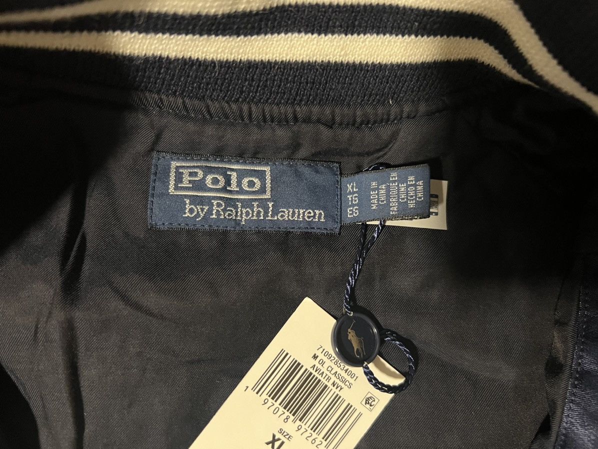 Polo Ralph Lauren Polo Ralph Lauren Satin Letterman Varisty Jacket Navy XL Size US XL / EU 56 / 4 - 9 Thumbnail