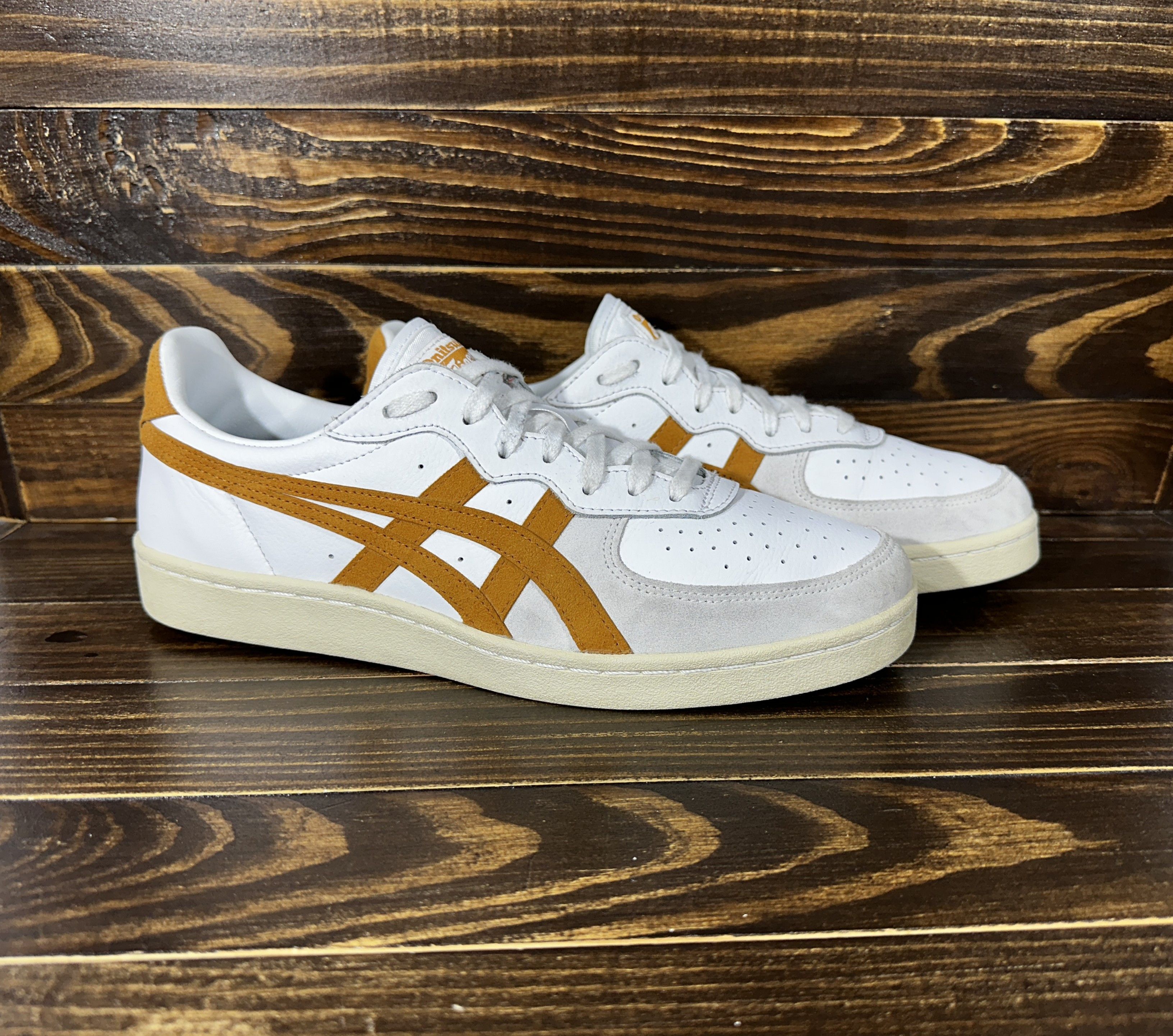 Gsm Asics Men's Sneakers Trainer Casual Shoes in White (Size 8.5)