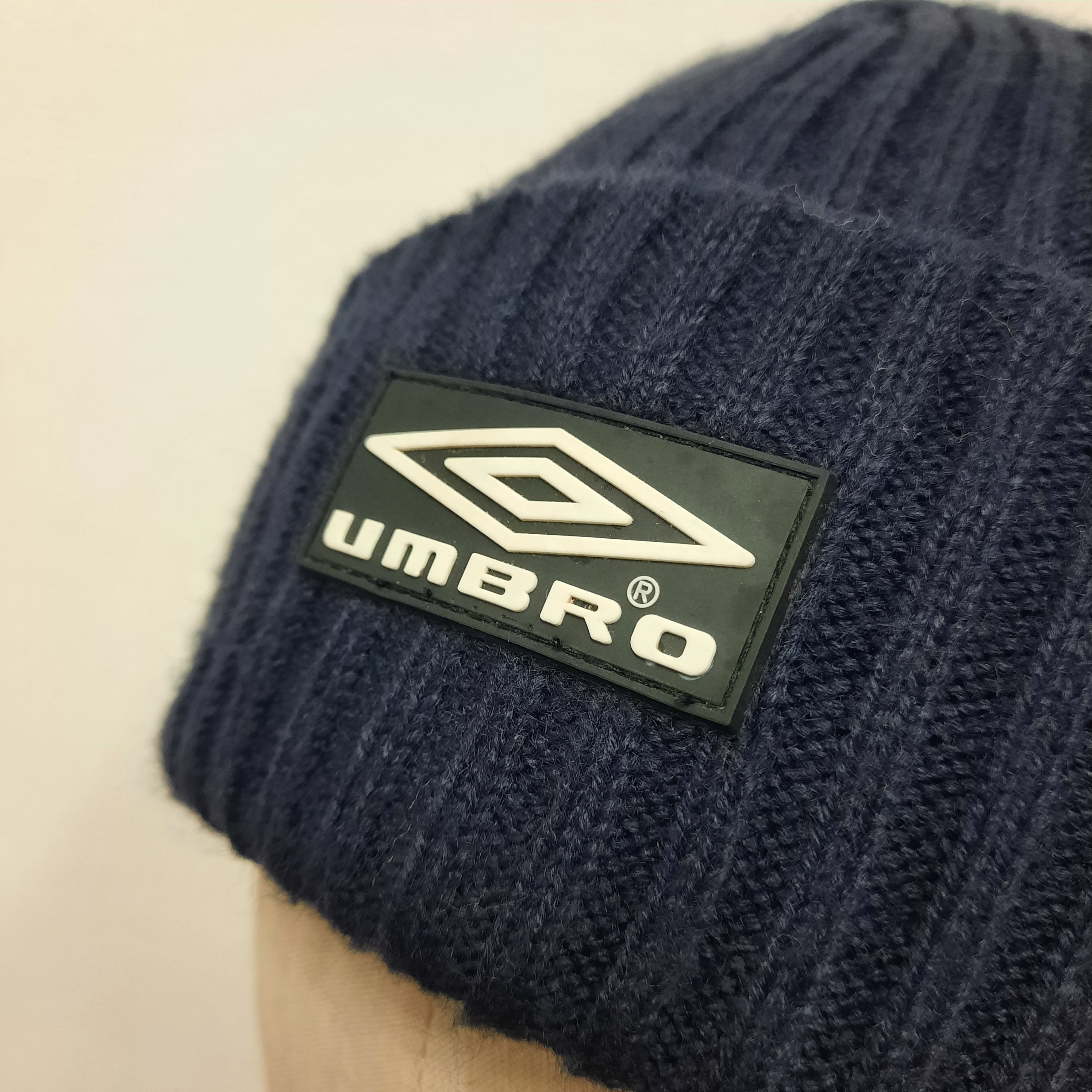 Umbro ♣️ Vintage umbro logo patch beanie hat Size ONE SIZE - 3 Thumbnail