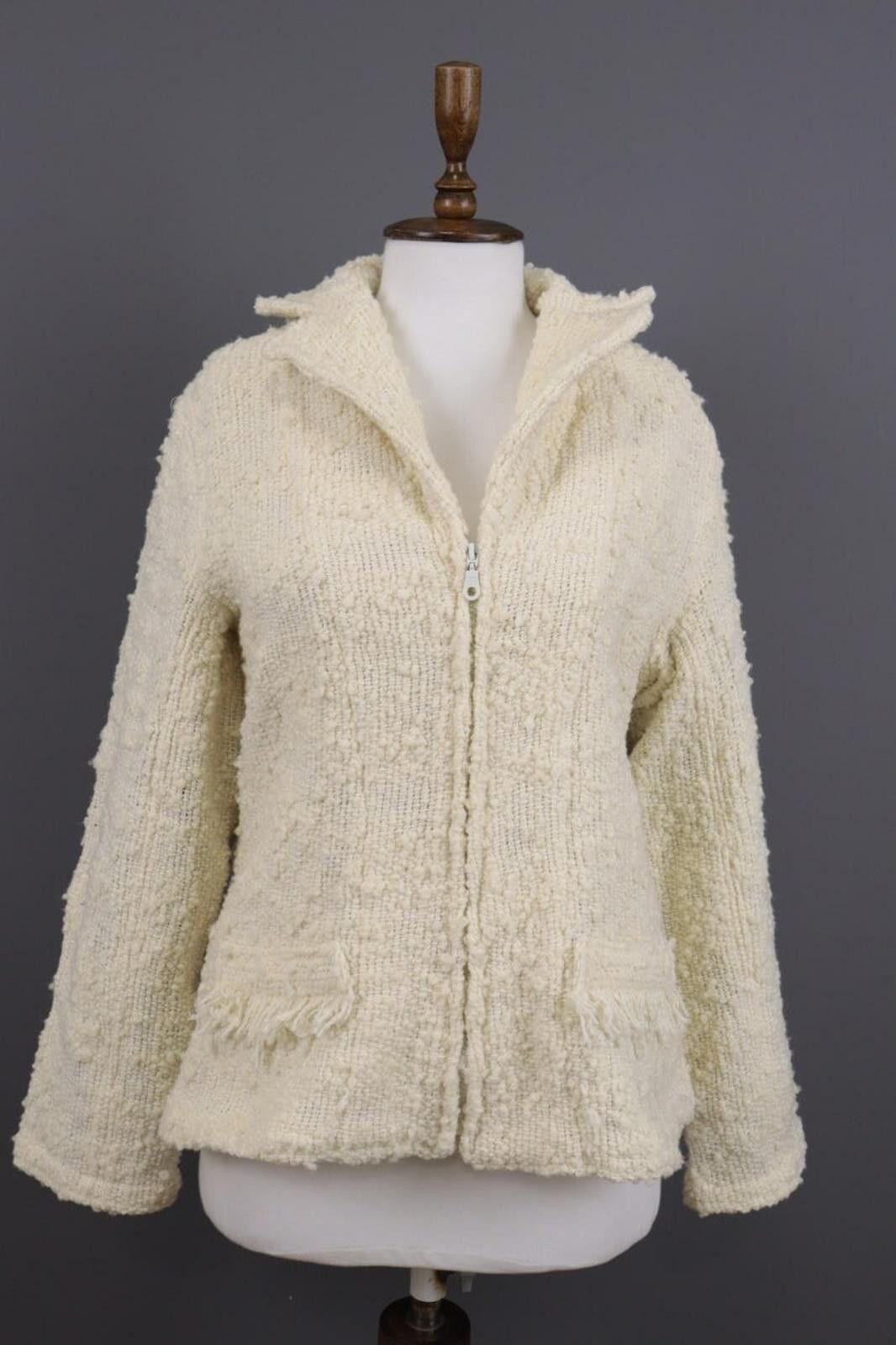 Other NWT Pachamama Soft Wool Knit Santa Fe Zip Jacket Size L Size L / US 10 / IT 46 - 1 Thumbnail