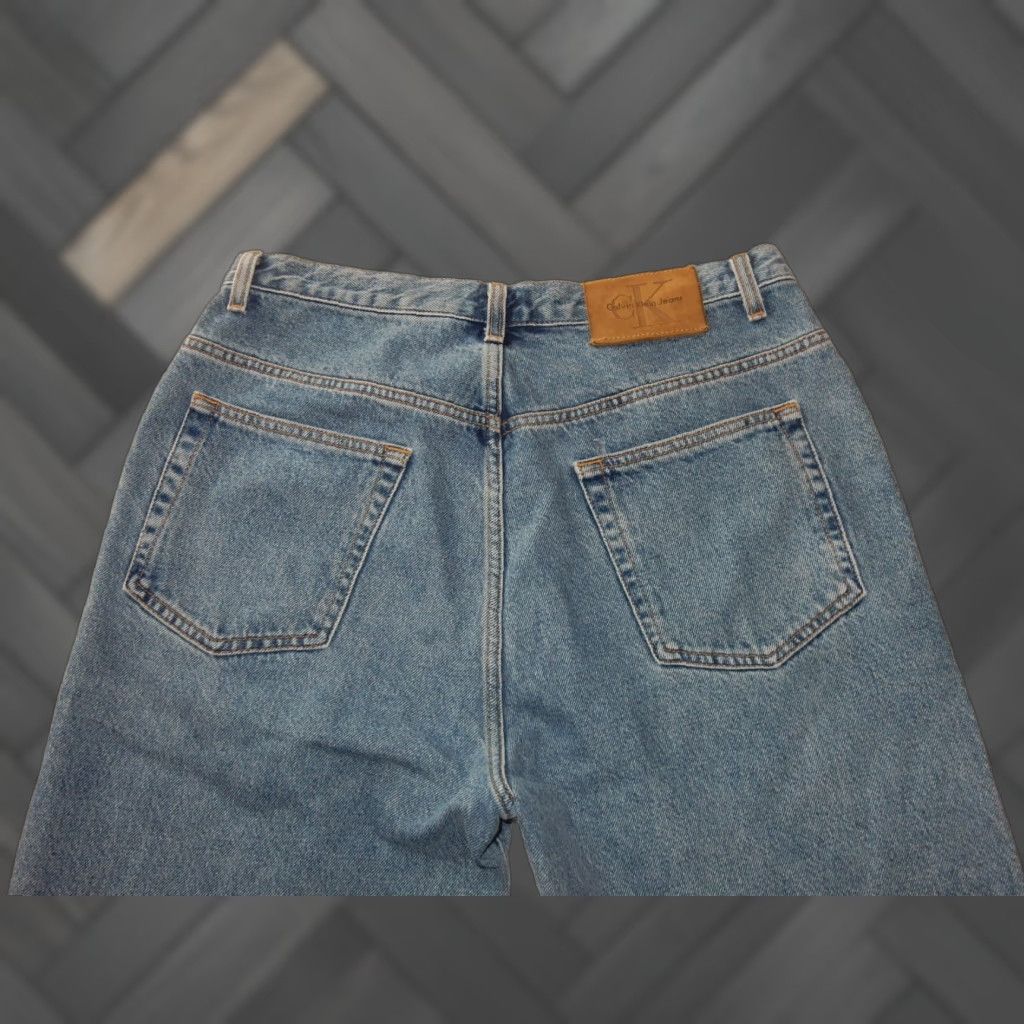 Calvin Klein VINTAGE Calvin Klein Jeans Men 34x32 Denim Straight Blue 32 inseam United Mexico Accessories? Size US 34 / EU 50 - 1 Thumbnail