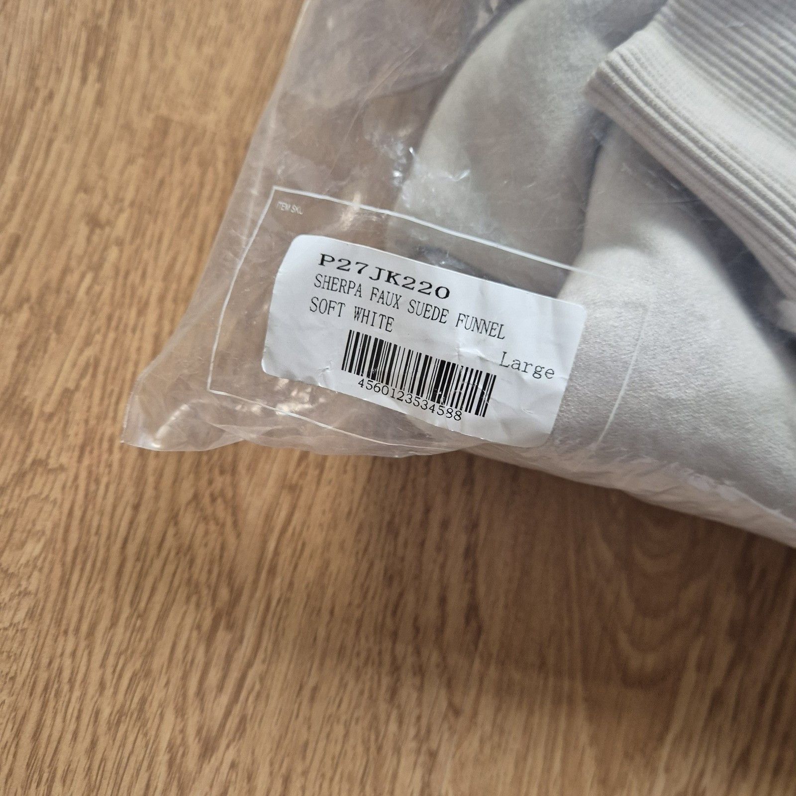 Palace Palace Sherpa Faux Suede Funnel Jacket Soft White New FW24 Size US L / EU 52-54 / 3 - 8 Thumbnail