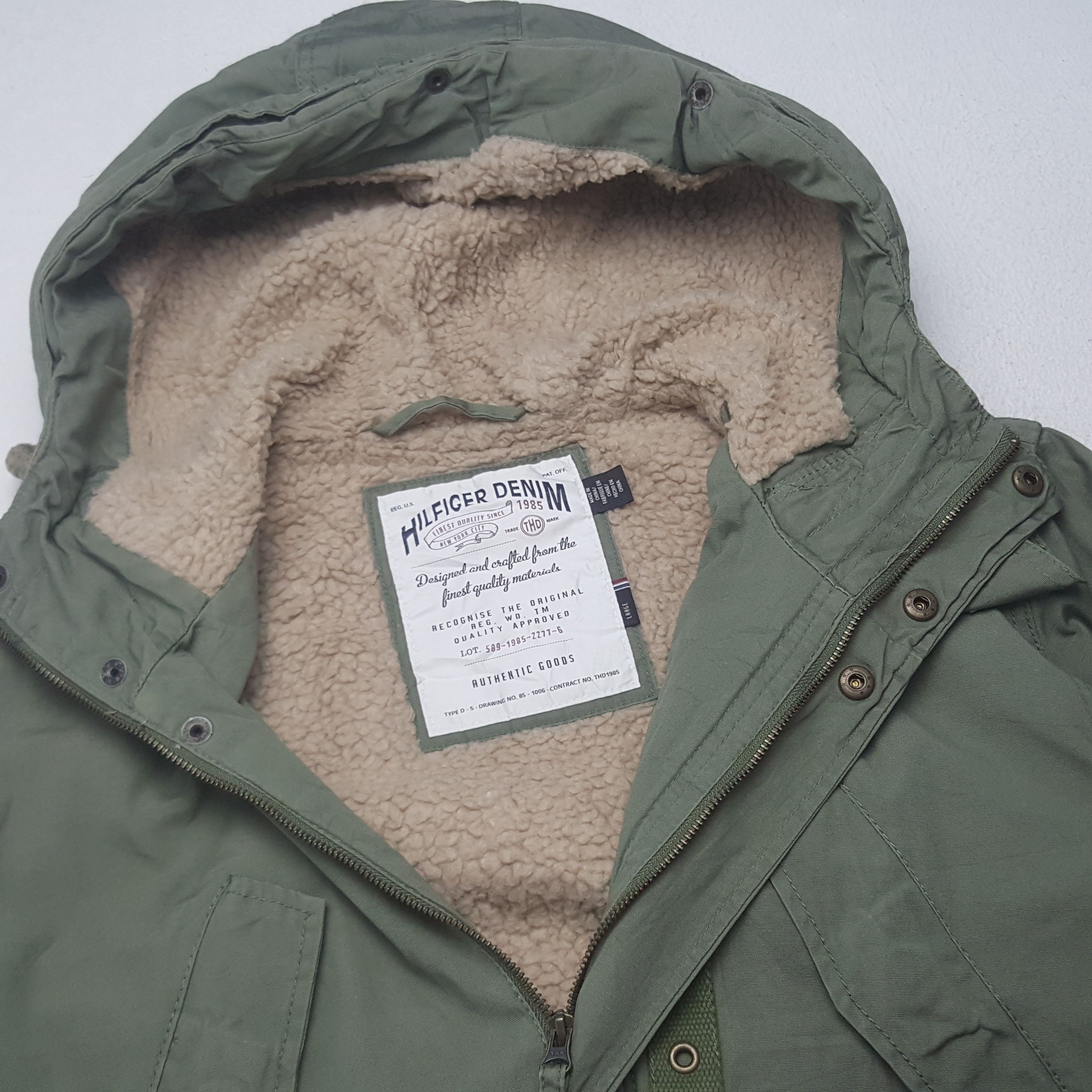 Tommy Hilfiger Vintage Hilfiger Denim NYS US Military Parka Jacket RR21 Size US L / EU 52-54 / 3 - 4 Thumbnail