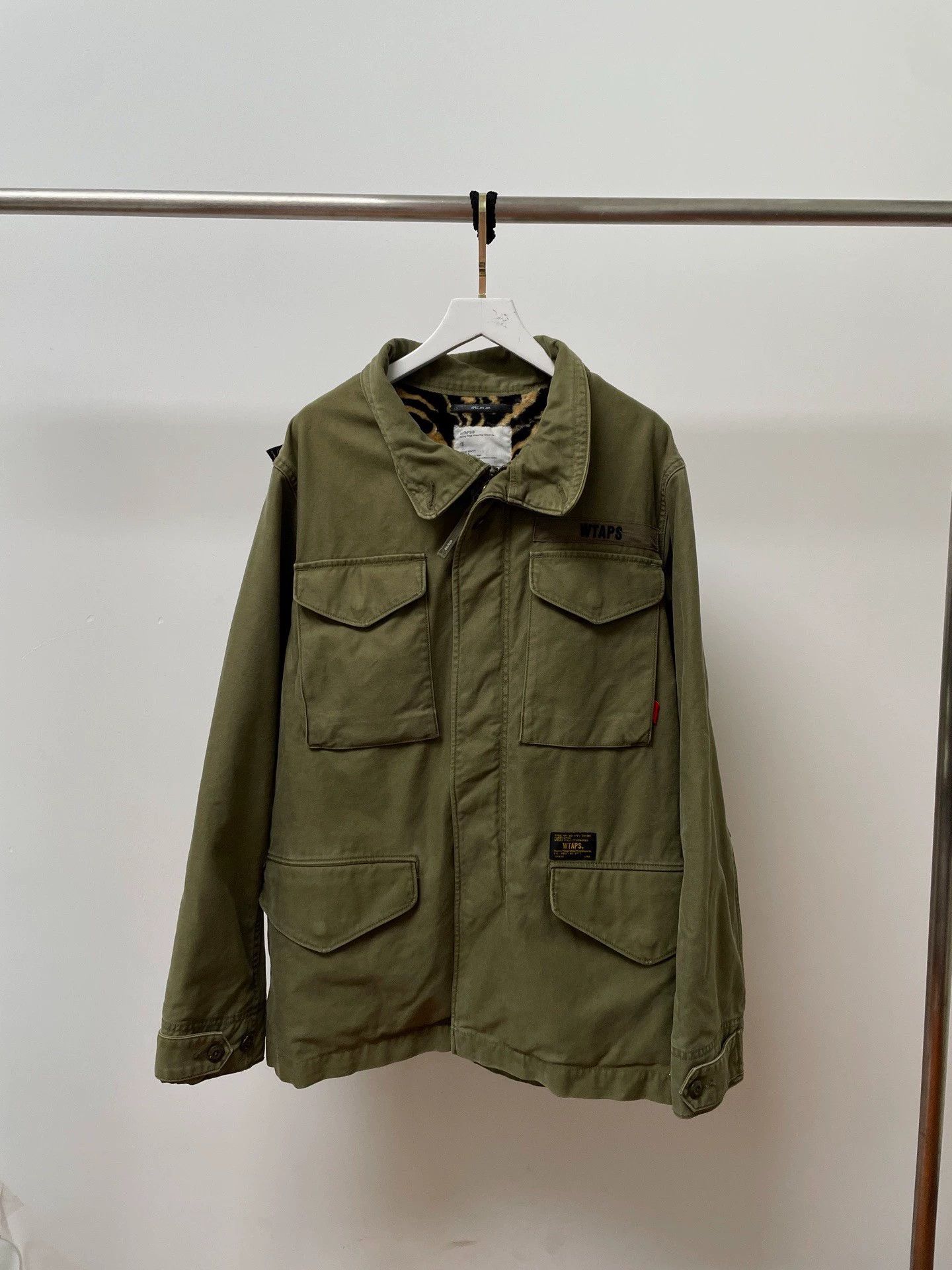 Wtaps WTAPS 11AW M65 Tiger-Lined Bone Print Jacket Size US L / EU 52-54 / 3 - 2 Thumbnail