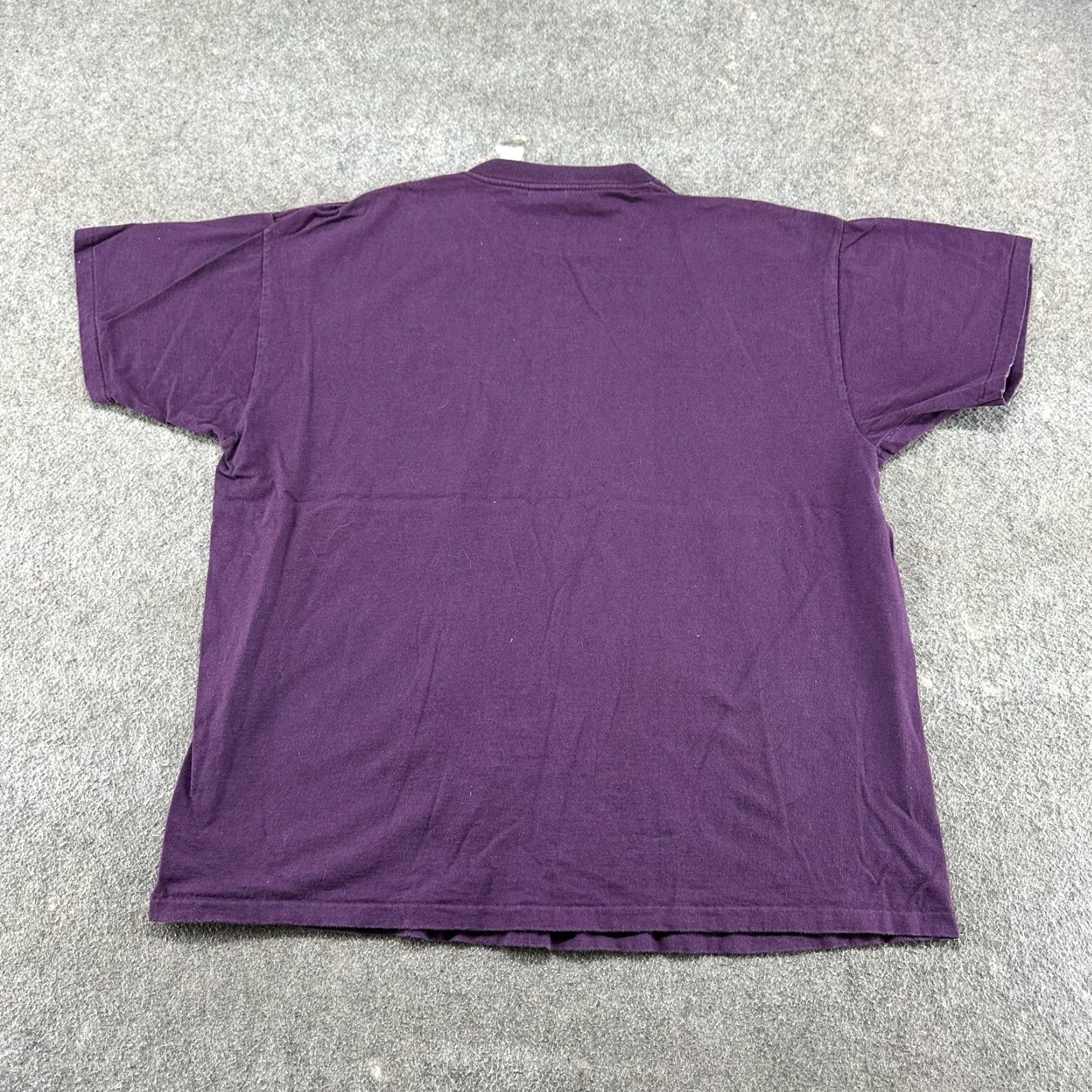 Vintage VINTAGE F Mclintocks Shirt Mens 2XL Purple Single Stitch Bull Riding Rodeo 90s Shirt Mens 2XL Purple 90s Mens T-Shirt Vintage Sports Rodeo USA Fashion Size US XXL / EU 58 / 5 - 3 Thumbnail