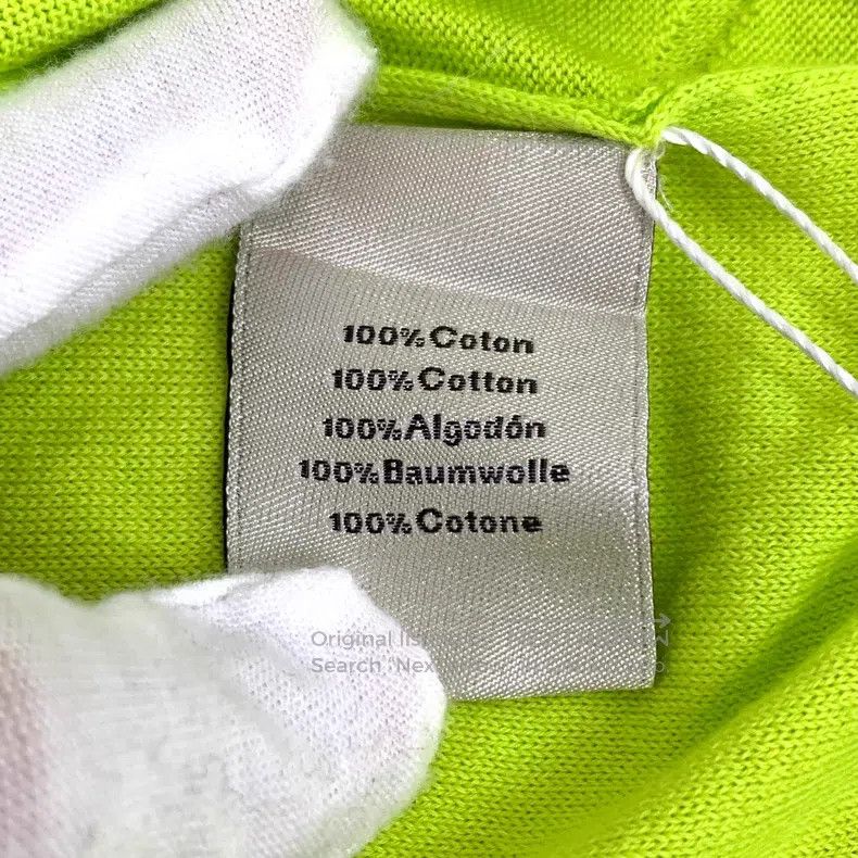 Hermes Hermes Neon Green Horse Jacquard Cotton Crew Neck Long Sle Size US L / EU 52-54 / 3 - 6 Thumbnail