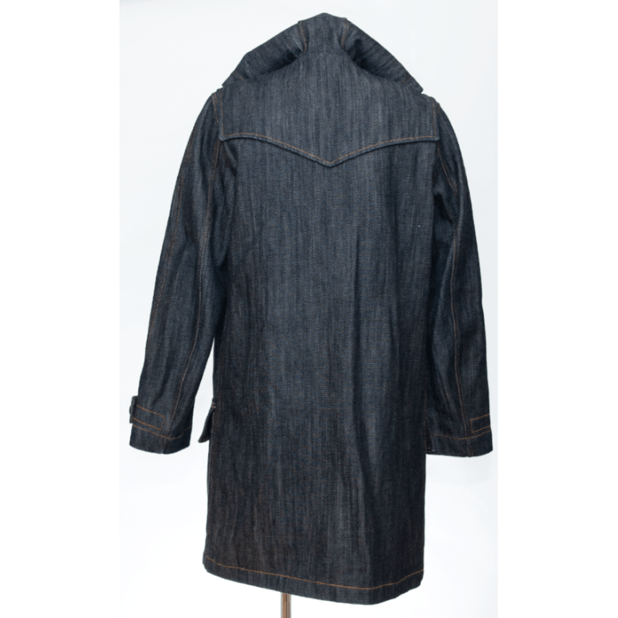 Faith Connexion FAITH CONNEXION Denim Duffle Coat Size S Indigo Men Size US S / EU 44-46 / 1 - 2 Thumbnail