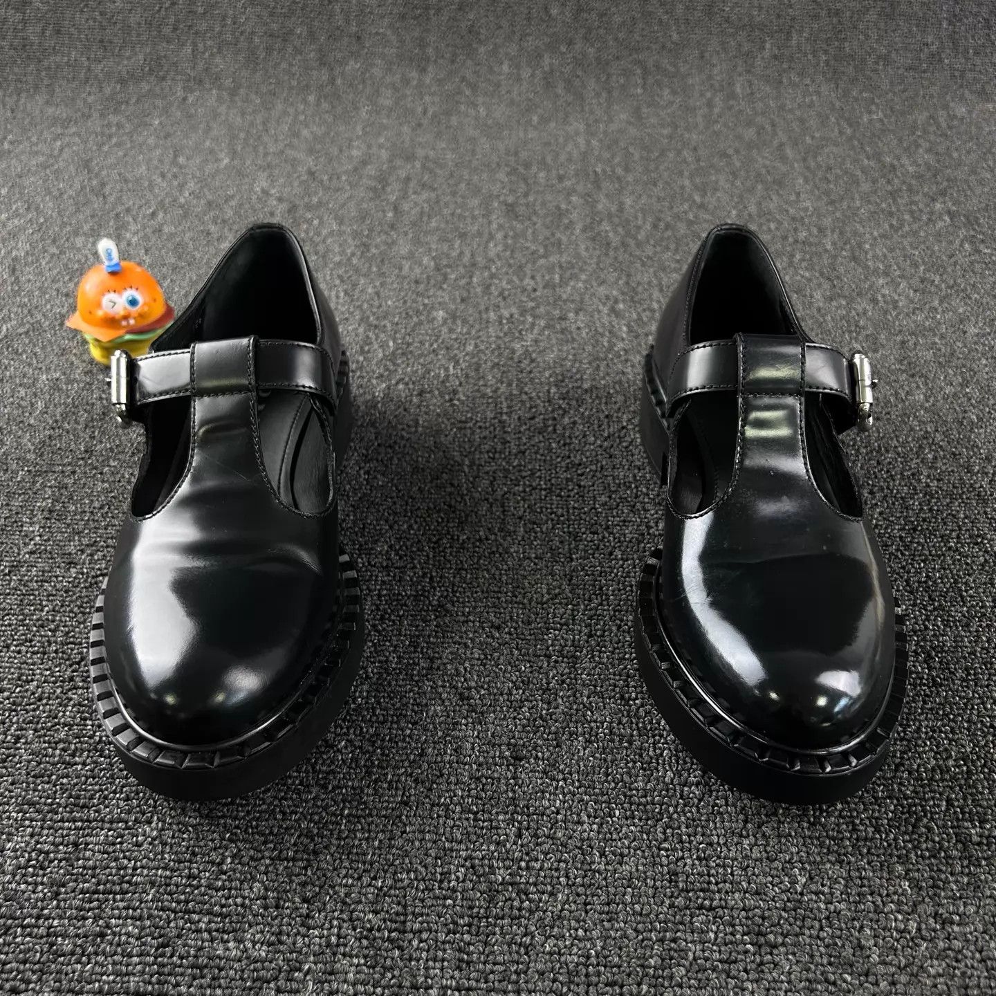 Prada Prada Black Loafer 36.5 HB6254 metal buckle Size US 6 / IT 36 - 2 Thumbnail