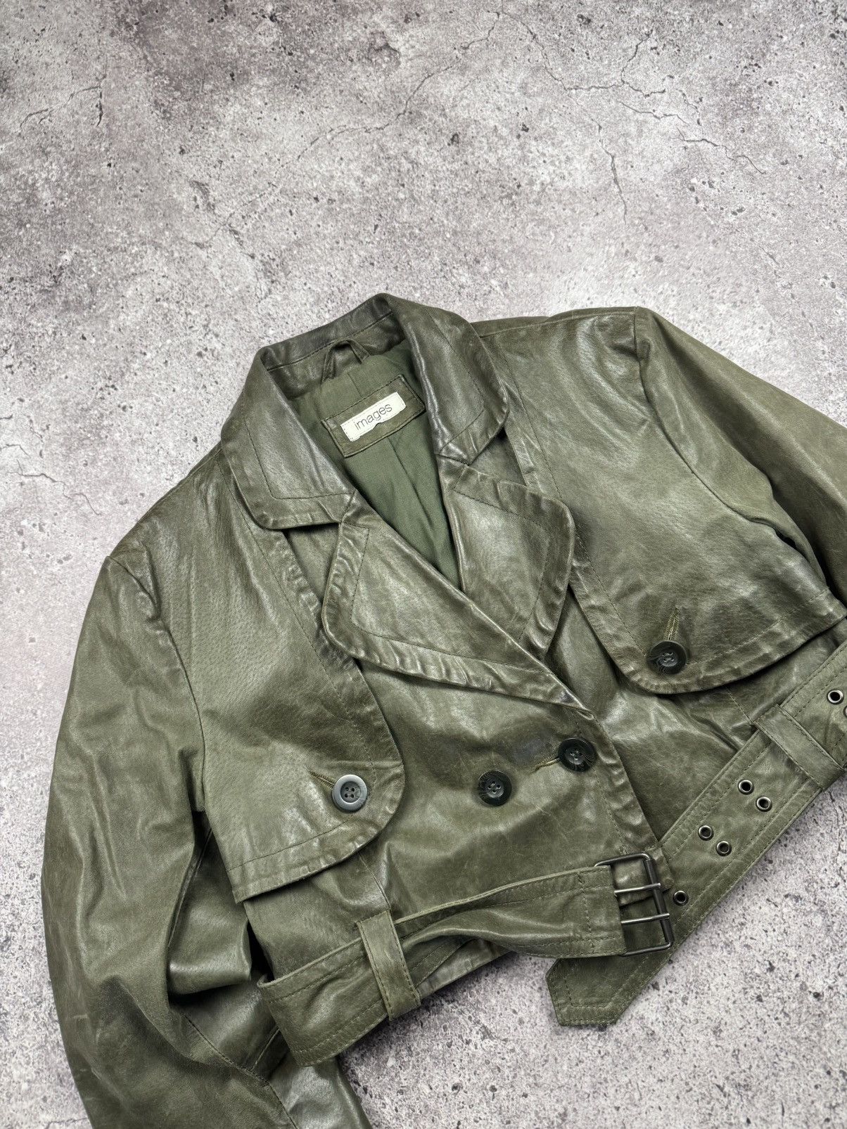 Japanese Brand AVANT GARDE CROPPED REAL LEATHER JACKET RICK OWENS STYLE Size M / US 6-8 / IT 42-44 - 9 Thumbnail