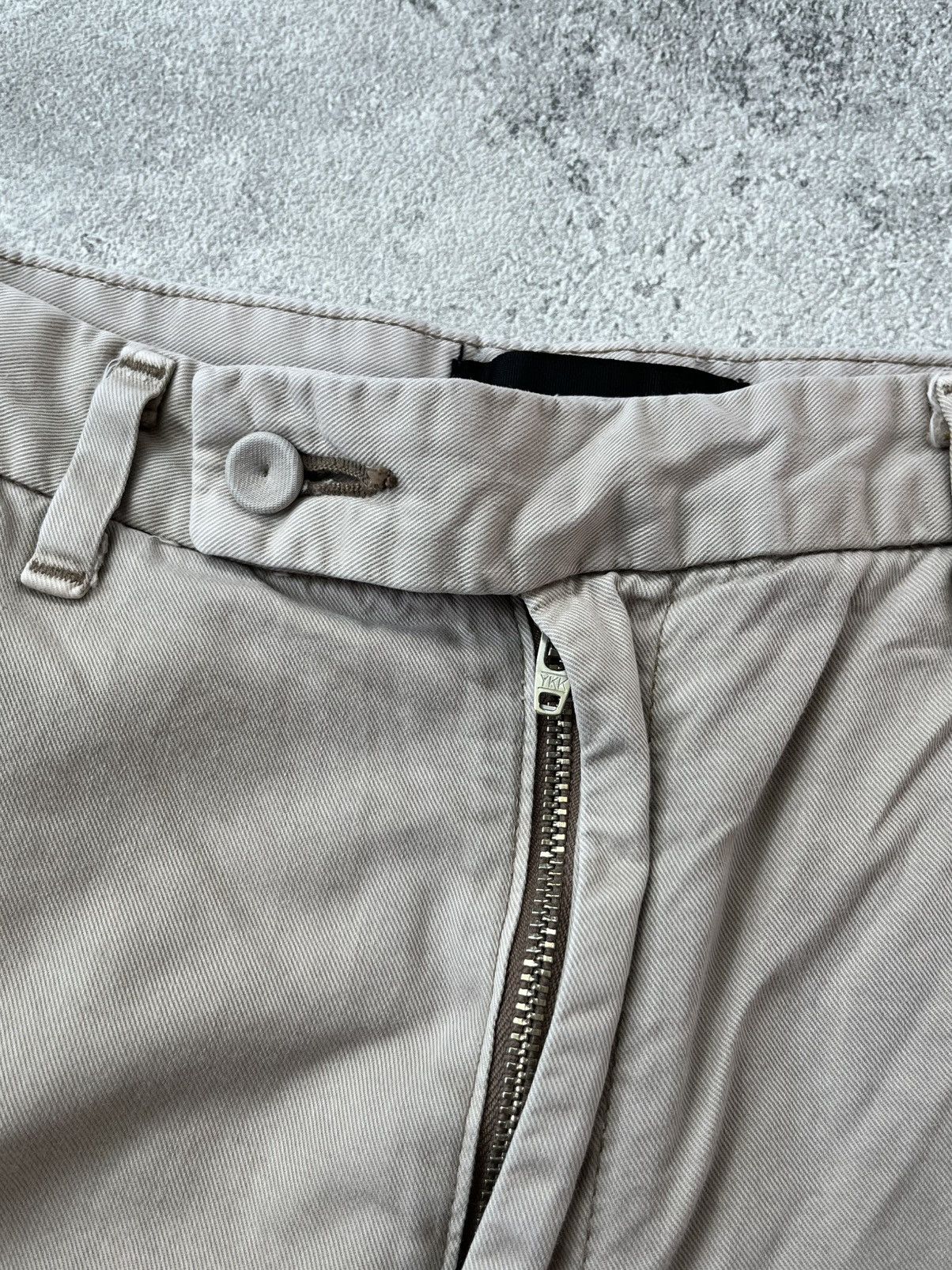 Issey Miyake × Japanese Brand × Zucca Zucca Issey Miyake Trouser Beige Size 28" / US 6 / IT 42 - 4 Thumbnail