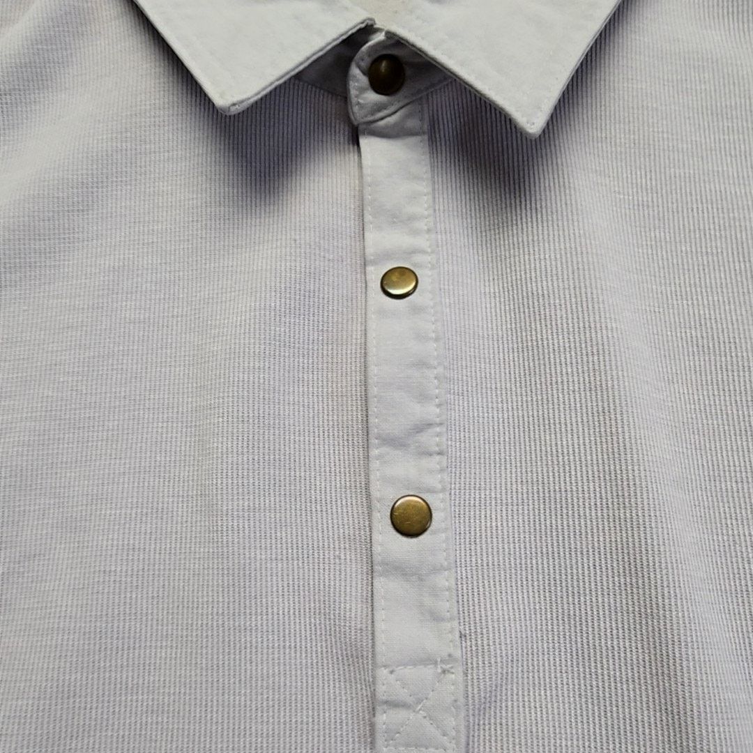 Vintage Vintage Knightsbridge Shirt Gray Ribbed XL Polo Long Sleeve Size US XL / EU 56 / 4 - 9 Thumbnail