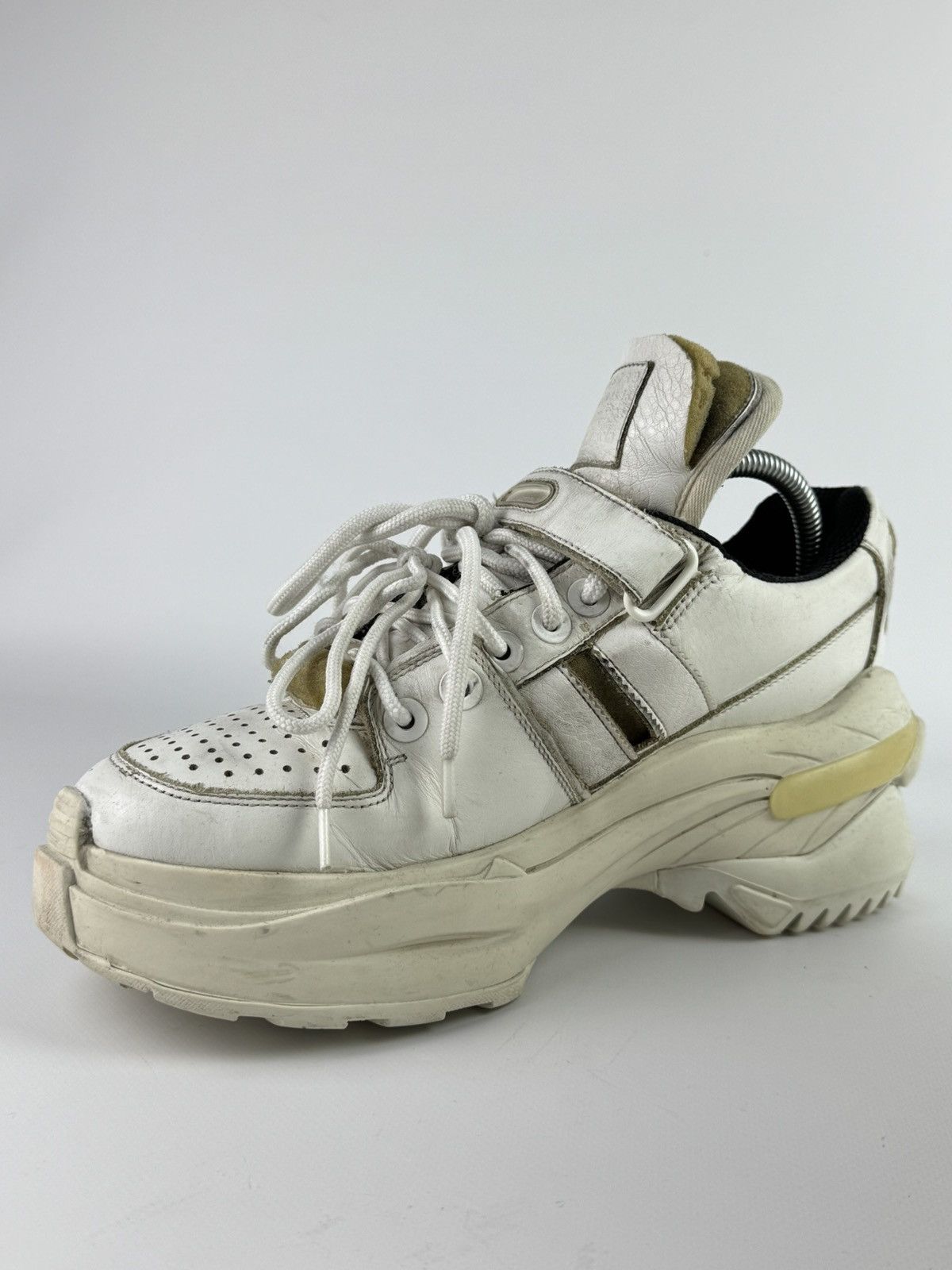 Maison Margiela Maison Margiela Low Top Retro Fit Platform Leather Sneakers Size US 8 / EU 41 - 5 Thumbnail