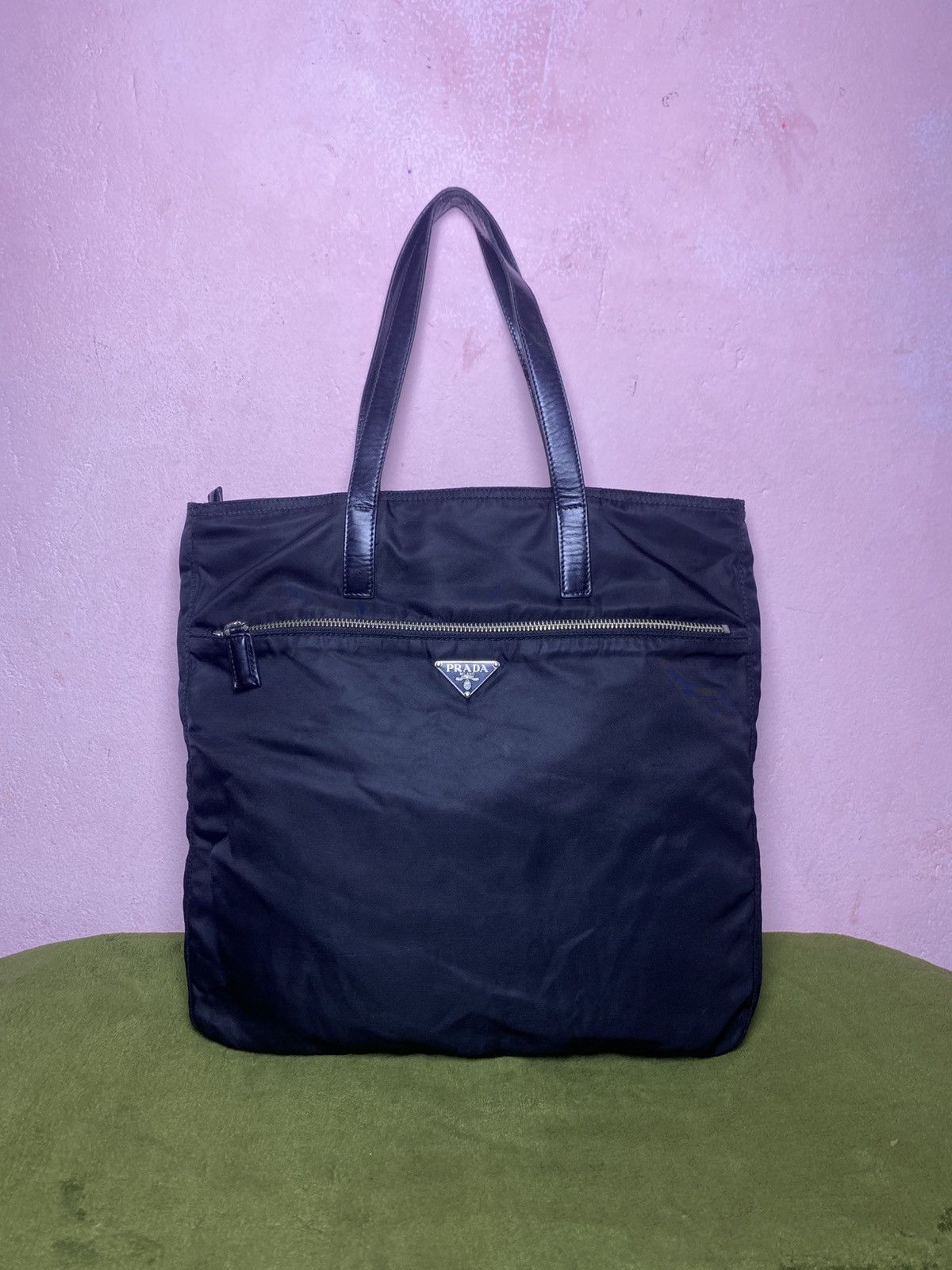 Prada PRADA black nylon tote bag Size ONE SIZE - 2 Thumbnail