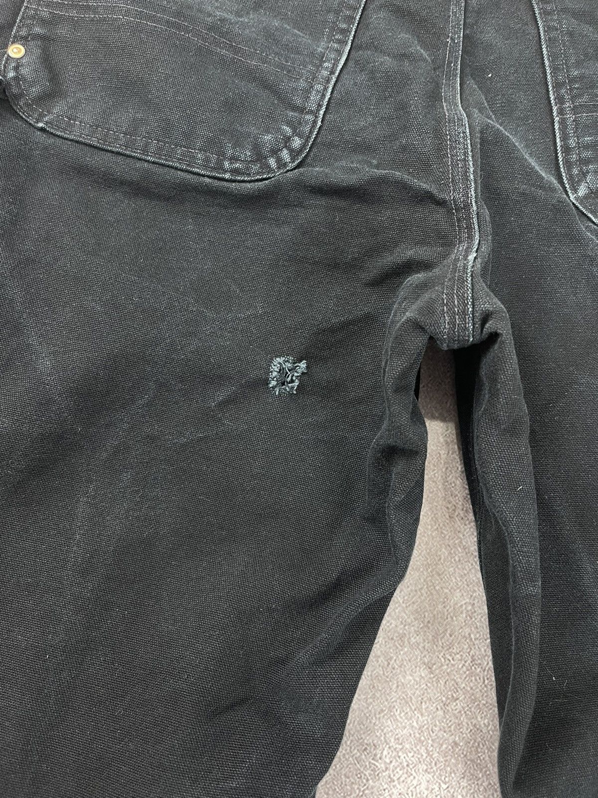 Carhartt × Vintage Vintage Carhartt B01 BLK Double Knee Distressed Pants Size US 32 / EU 48 - 13 Thumbnail