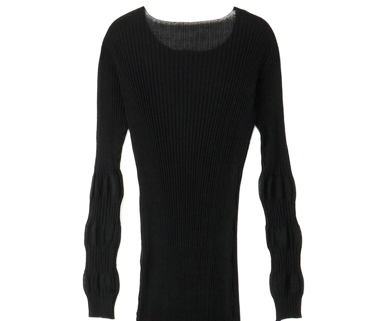 Yohji Yamamoto Yohji Yamamoto SS21 Pleated RIB RIB LONG SLEEVE KNITTED PH Size US M / EU 48-50 / 2 - 4 Thumbnail