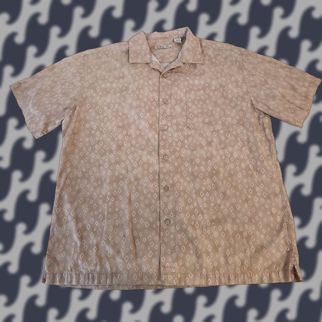 Vintage Batck Bay Men’s XL Cotton Short Sleeve Button-Up Camp Shirt Size US XL / EU 56 / 4 - 1 Thumbnail
