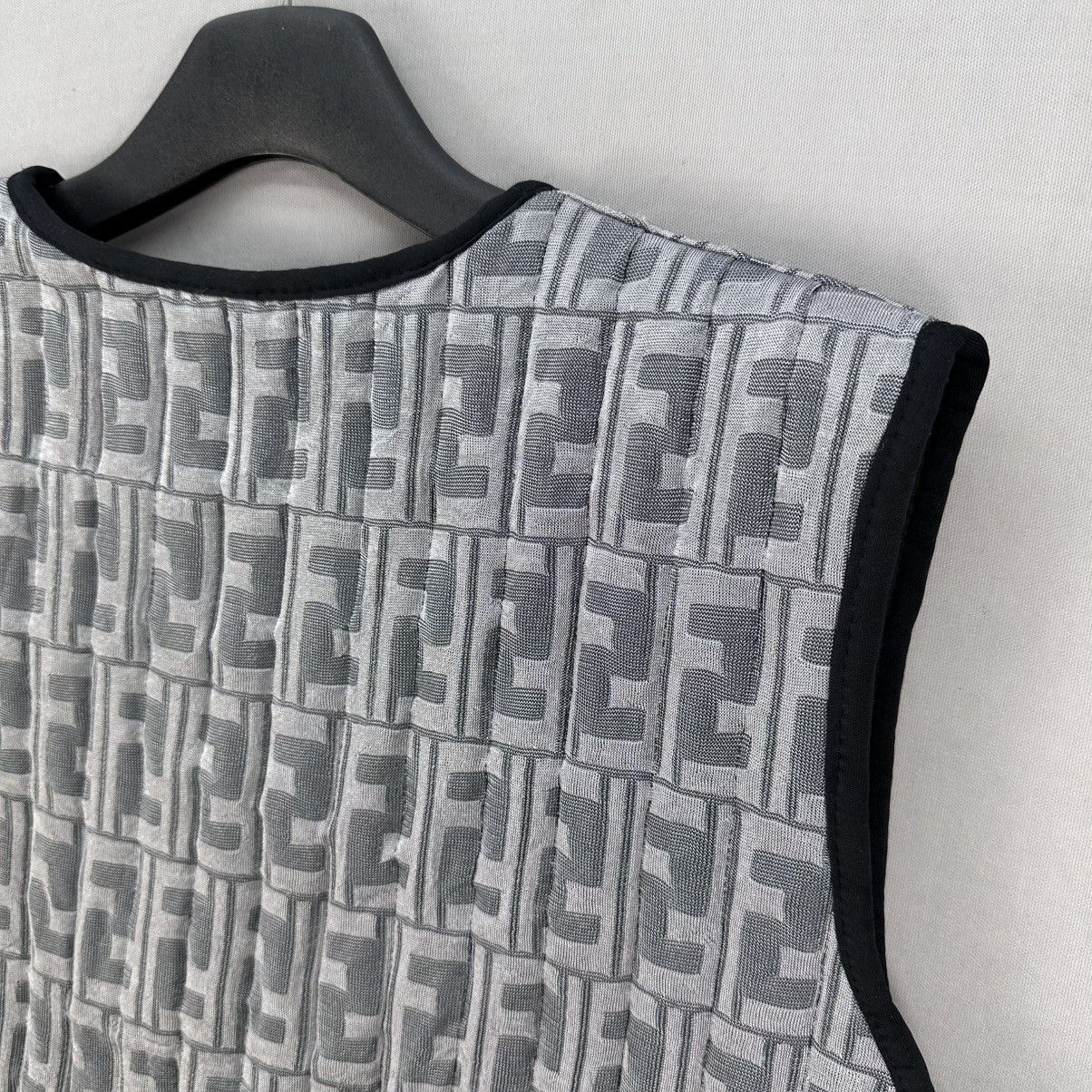 Vintage Vintage 90's F Monogram Vest by Meeilon Size US XL / EU 56 / 4 - 5 Thumbnail