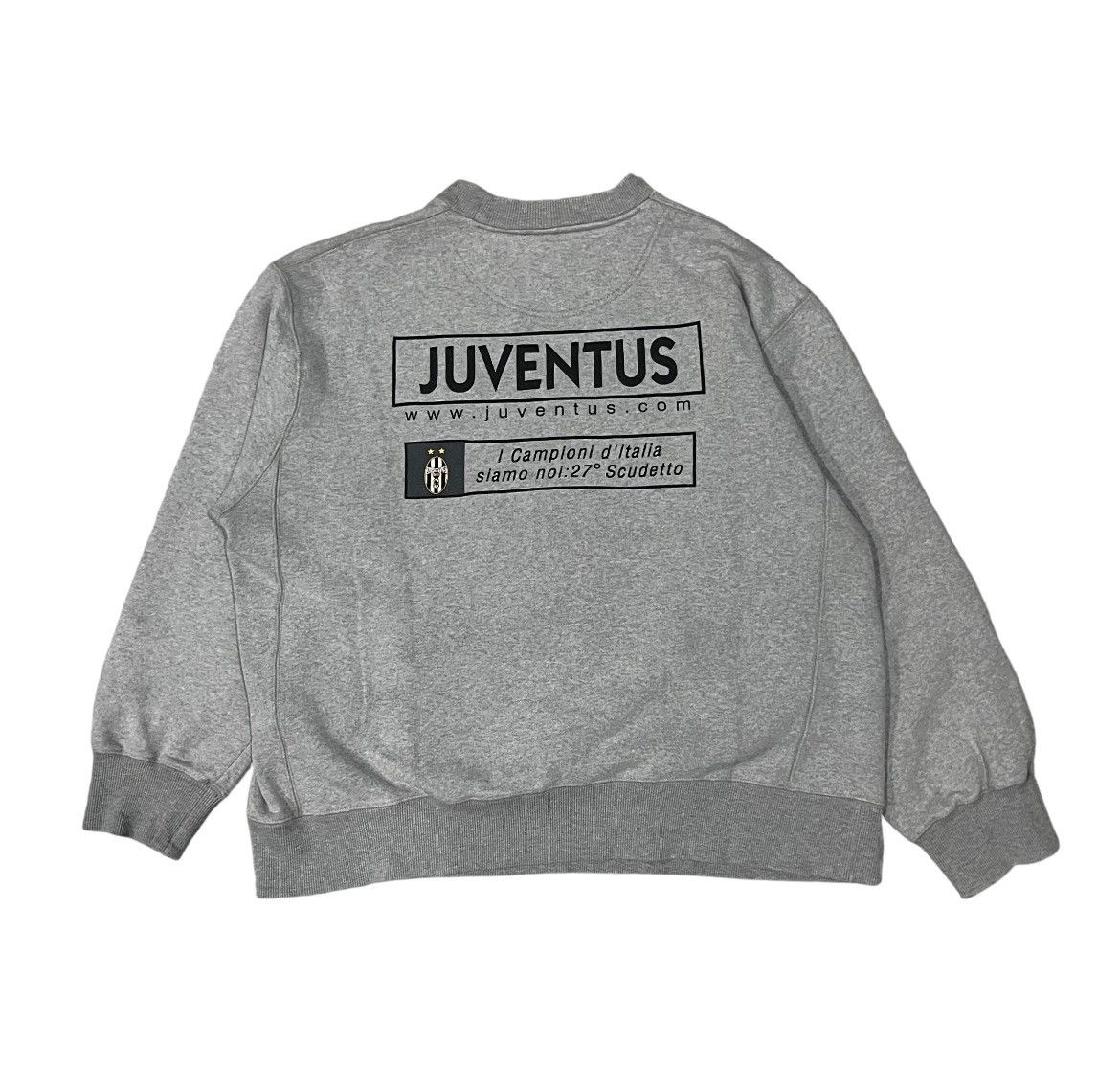 UEFA × Vintage Vintage Juventus Campioni d’Italia Grey Sweatshirt Size US L / EU 52-54 / 3 - 2 Thumbnail