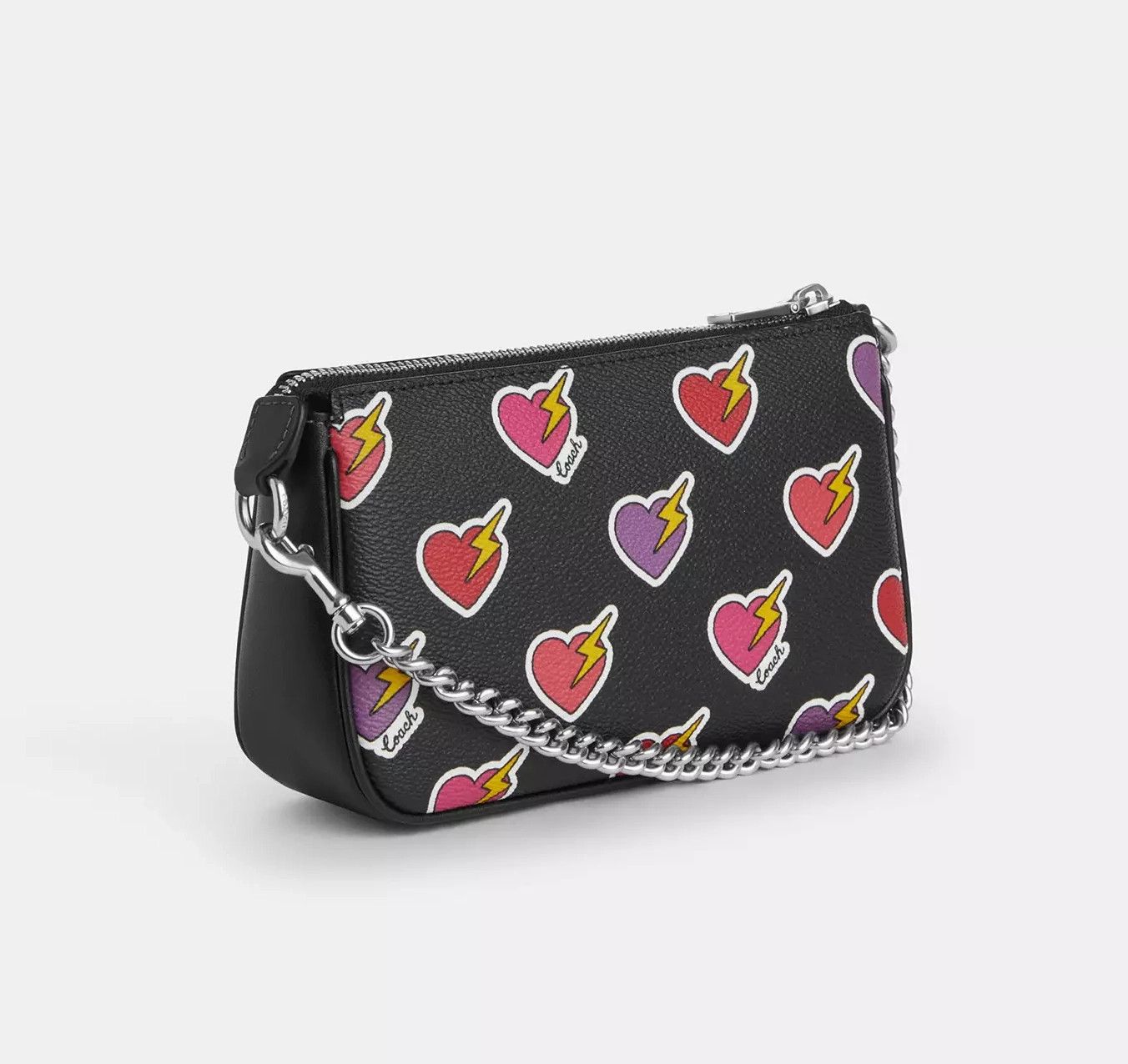 Coach Nolita 19 With Heart Bolt Print CW452 Size ONE SIZE - 8 Thumbnail