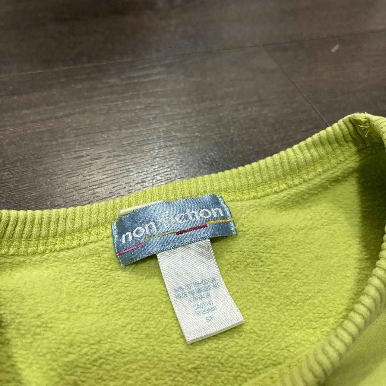 Designer vintage non fiction lime green blank crewneck sweatshirt Size US M / EU 48-50 / 2 - 5 Thumbnail