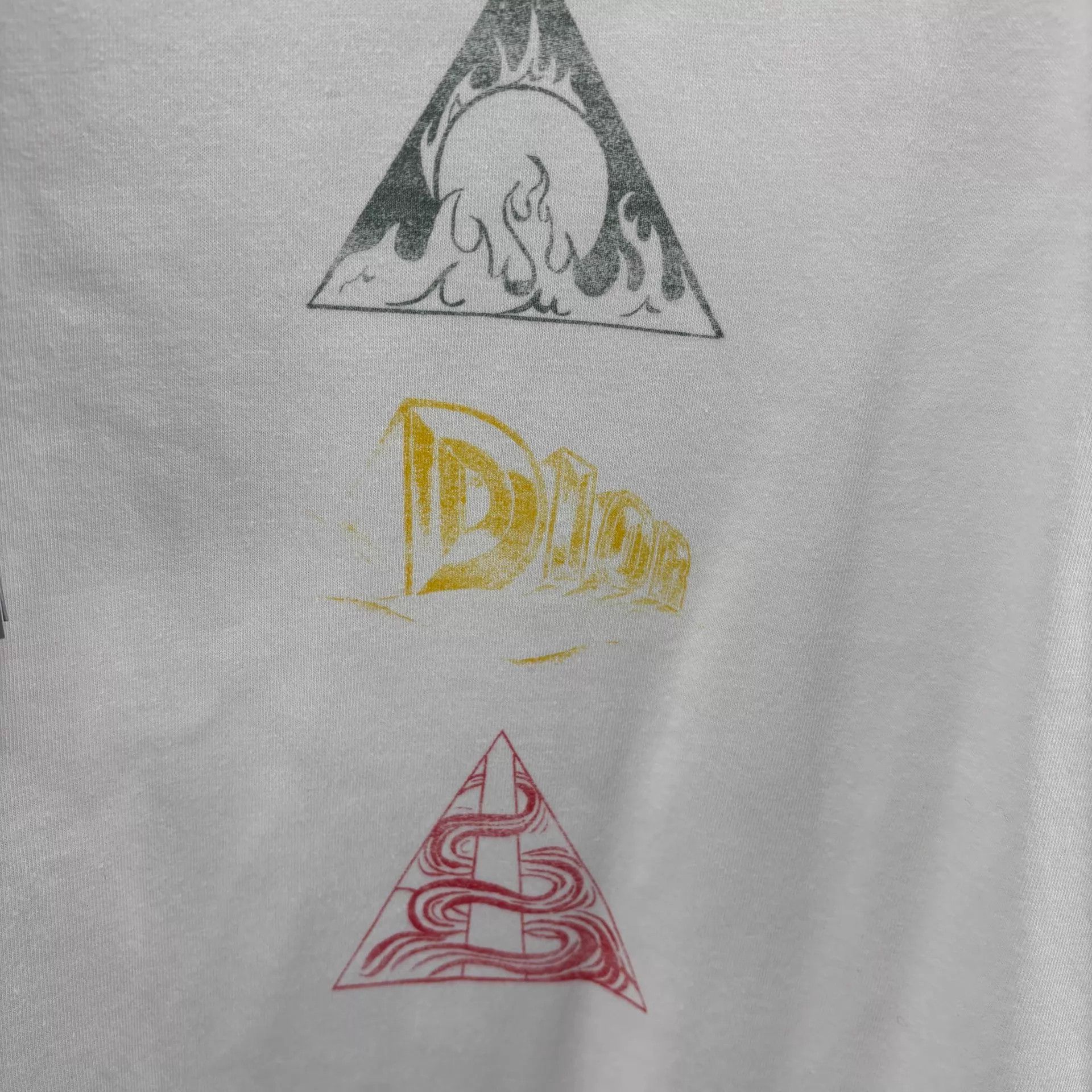 Dior Dior White Print Short Sleeve Tee M Italian 100% Cotton Size US M / EU 48-50 / 2 - 4 Thumbnail