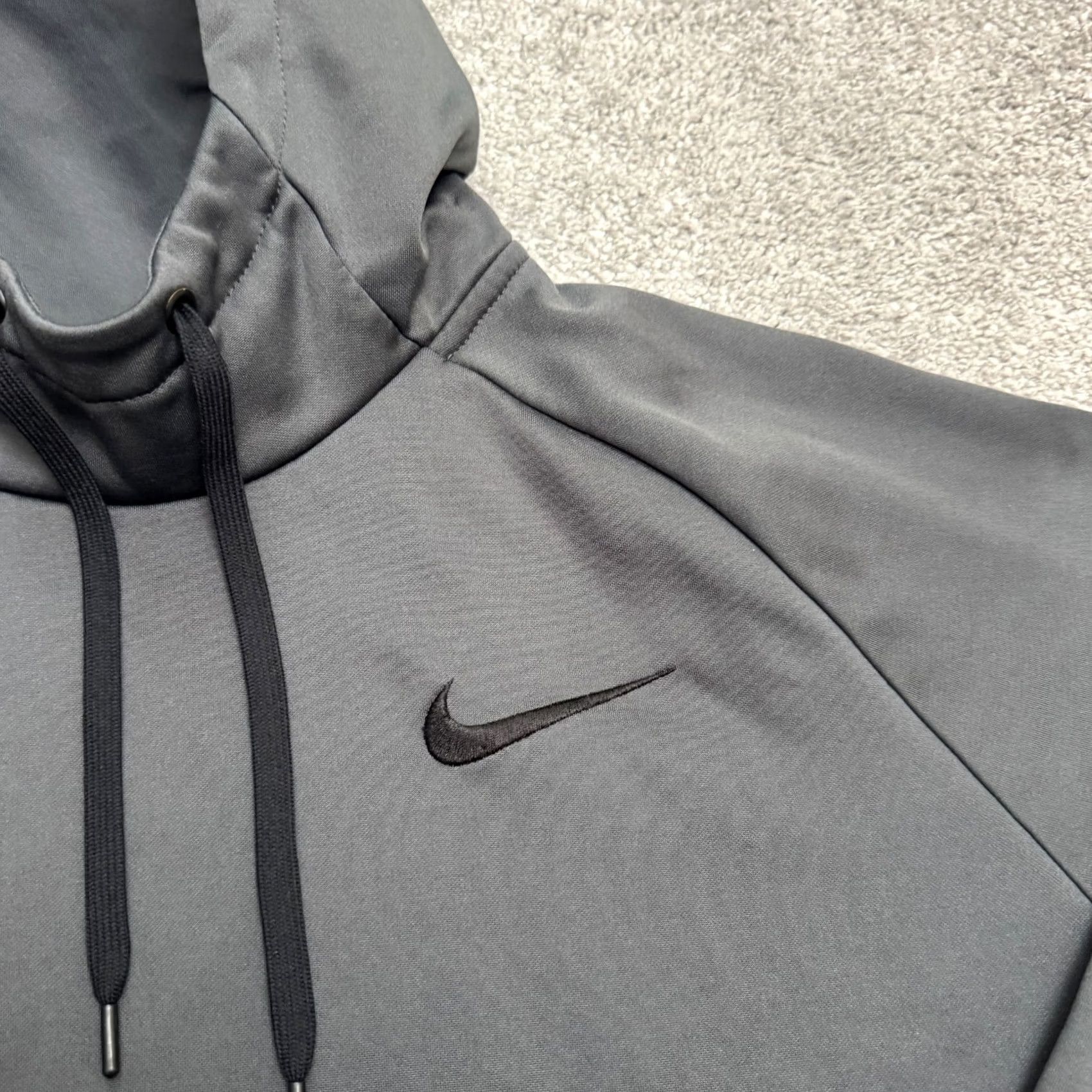 Nike Nike Dri-Fit Hoodie Pullover Sweatshirt Mens XL Charcoal Gray Fleece Activewear Size US XL / EU 56 / 4 - 5 Thumbnail