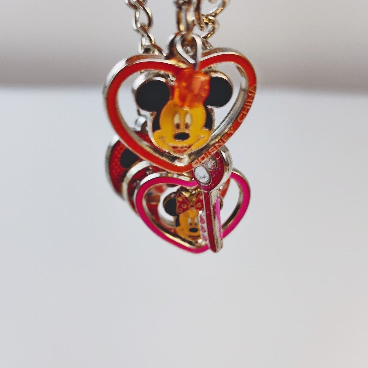 Disney Disney Mickey & Minnie Love Charms Bracelet Red Heart Size ONE SIZE - 7 Thumbnail