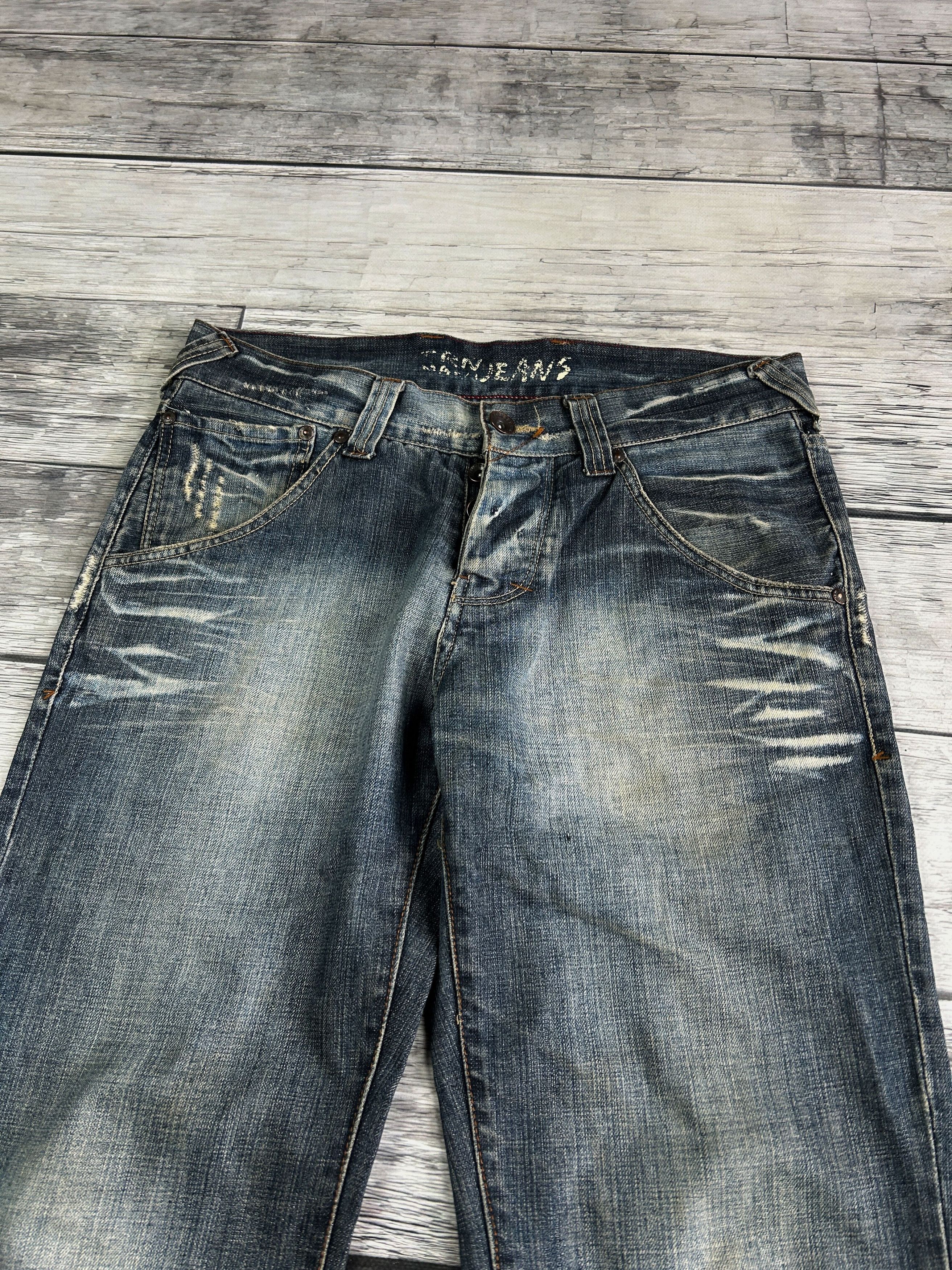 Japanese Brand 💥 JUNYA WATANABE BALENCIAGA STYLE DISTRESSED JEANS Size US 32 / EU 48 - 5 Thumbnail