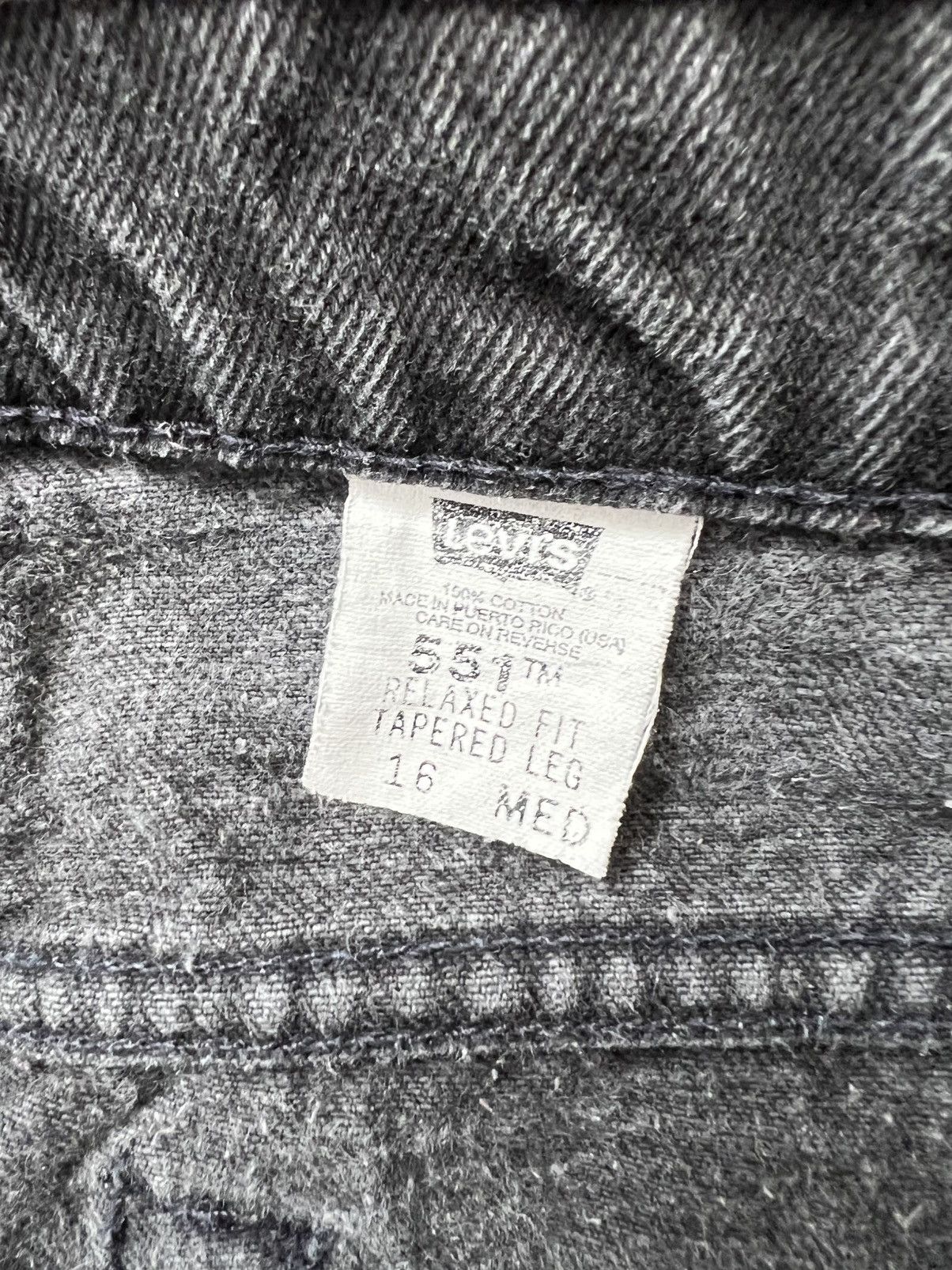 Levi's Vintage womens levis 551 jeans Size 33" - 4 Thumbnail
