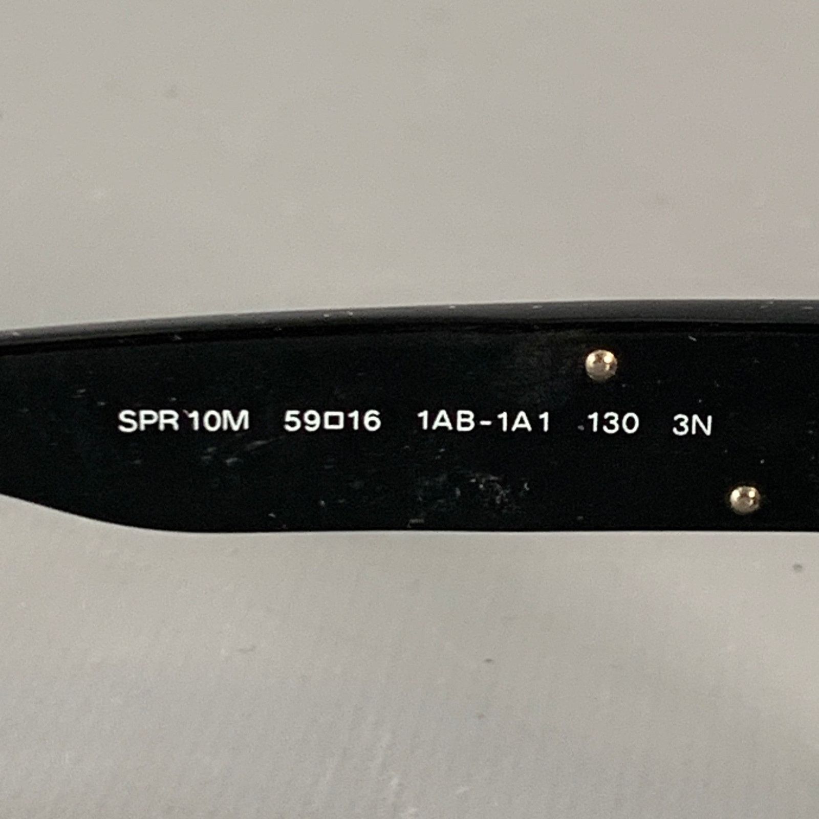 PRADA Black Acetate Square Sunglasses