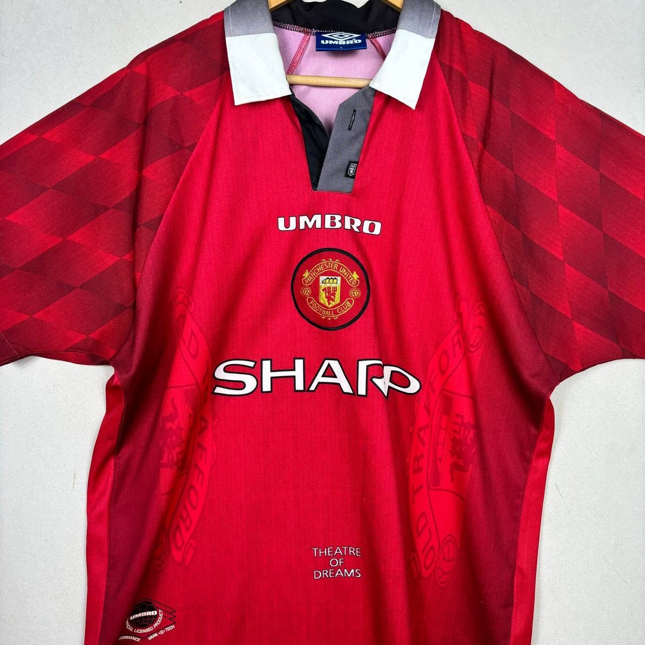 Vintage Vintage Manchester United 1996-98 Home Shirt Football Jersey Size US L / EU 52-54 / 3 - 3 Thumbnail