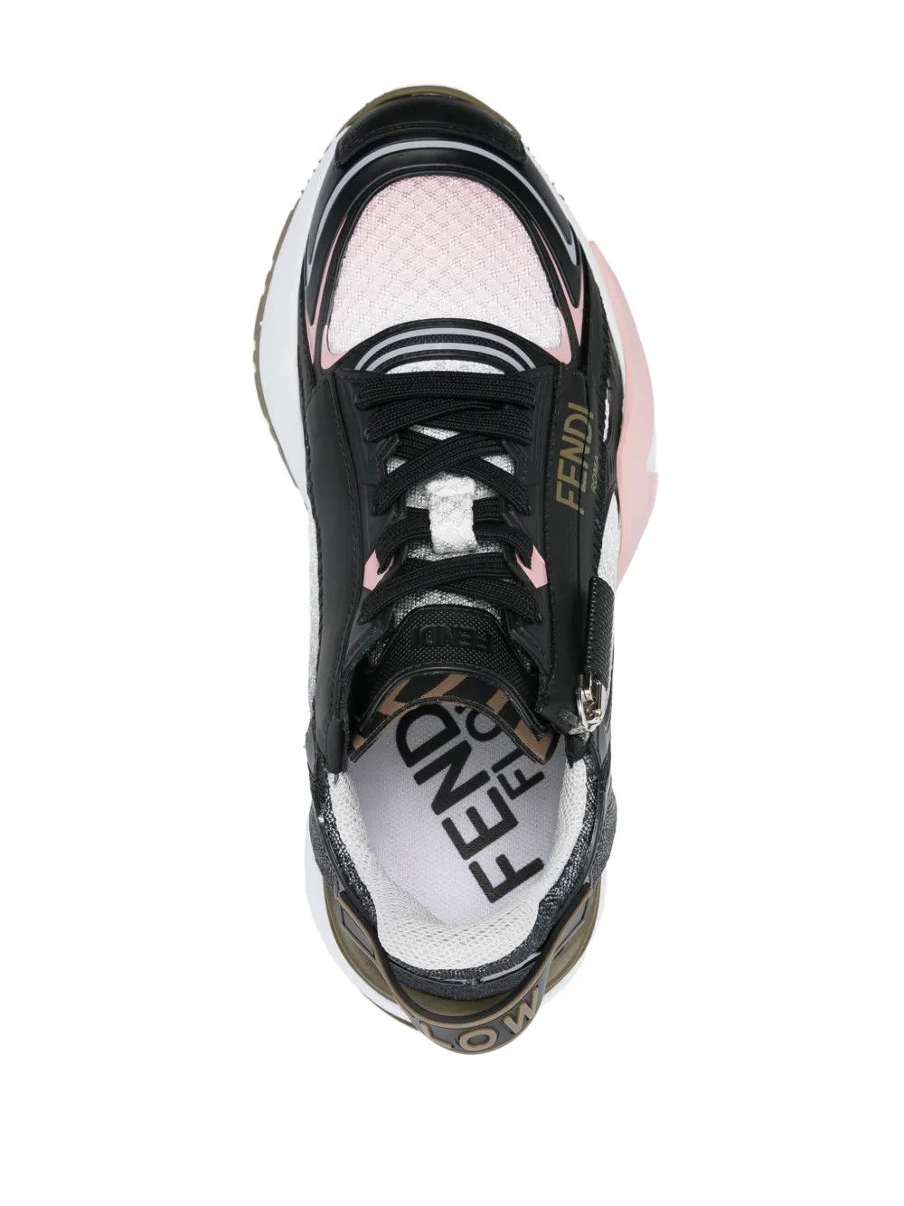 Fendi o1B3y1r0426 Flow Low-Top Sneakers in Multicolor Size US 7 / IT 37 - 4 Thumbnail