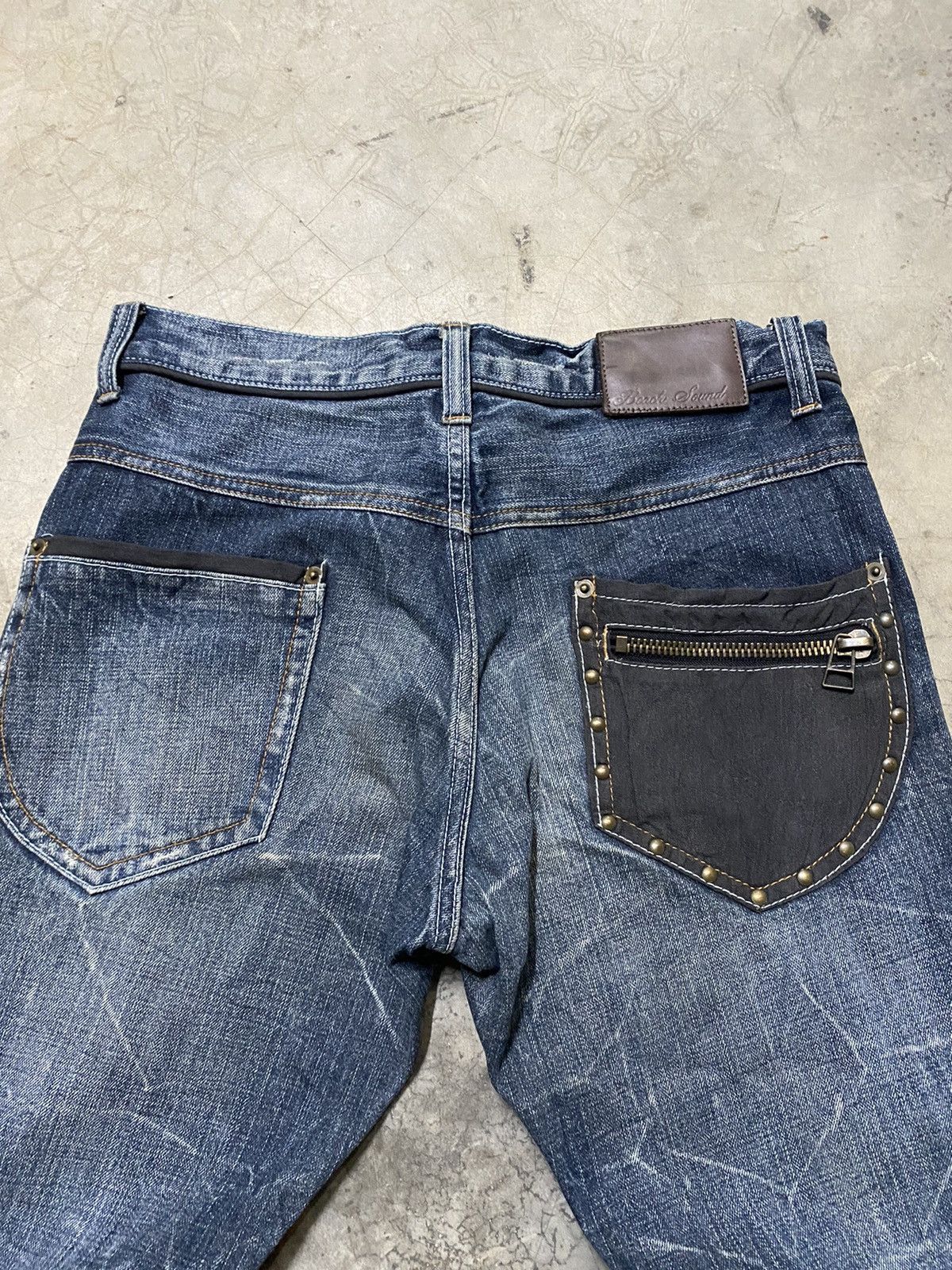 Hysteric Glamour × If Six Was Nine × Tornado Mart Flare Jeans Japanese Beach Sound Lightning Distressed Jeans Size US 31 - 4 Thumbnail