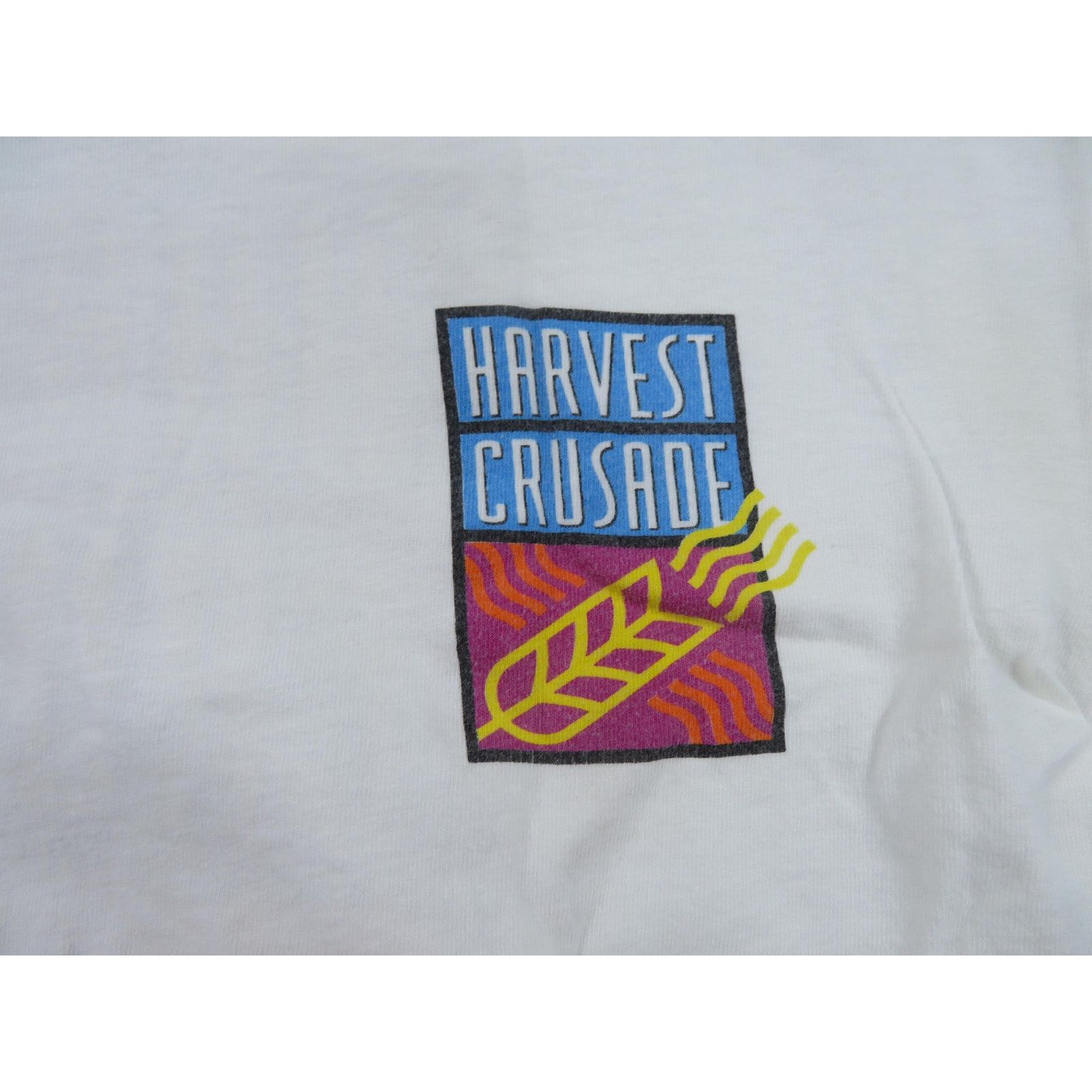 Other Harvest Crusade Seattle T-Shirt Double Sided White L 1990s Size US L / EU 52-54 / 3 - 2 Thumbnail