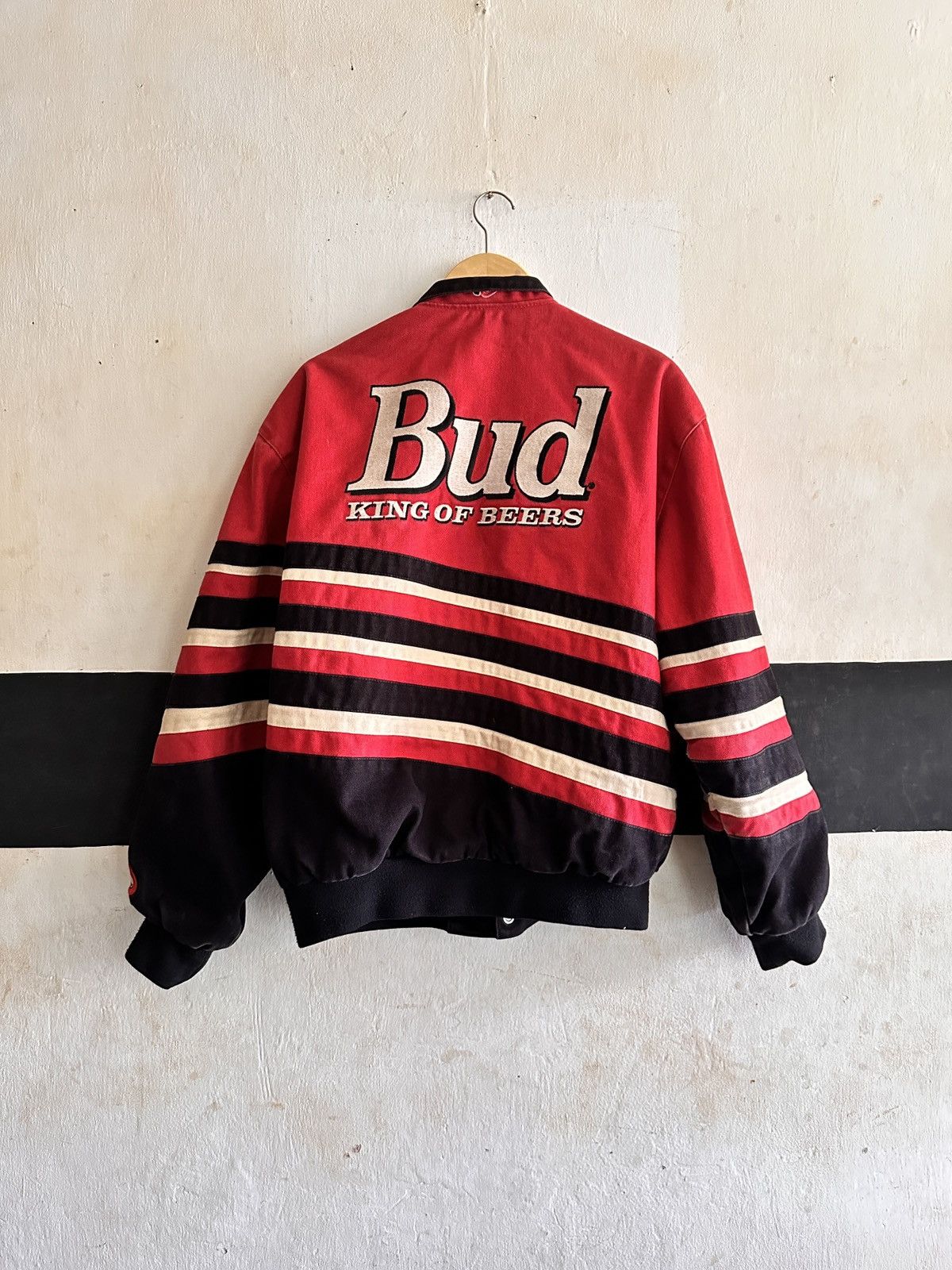 Budweiser × JH Design × NASCAR Vintage JACKET DALE EARHARD BY JH DESIGN Size US S / EU 44-46 / 1 - 2 Thumbnail