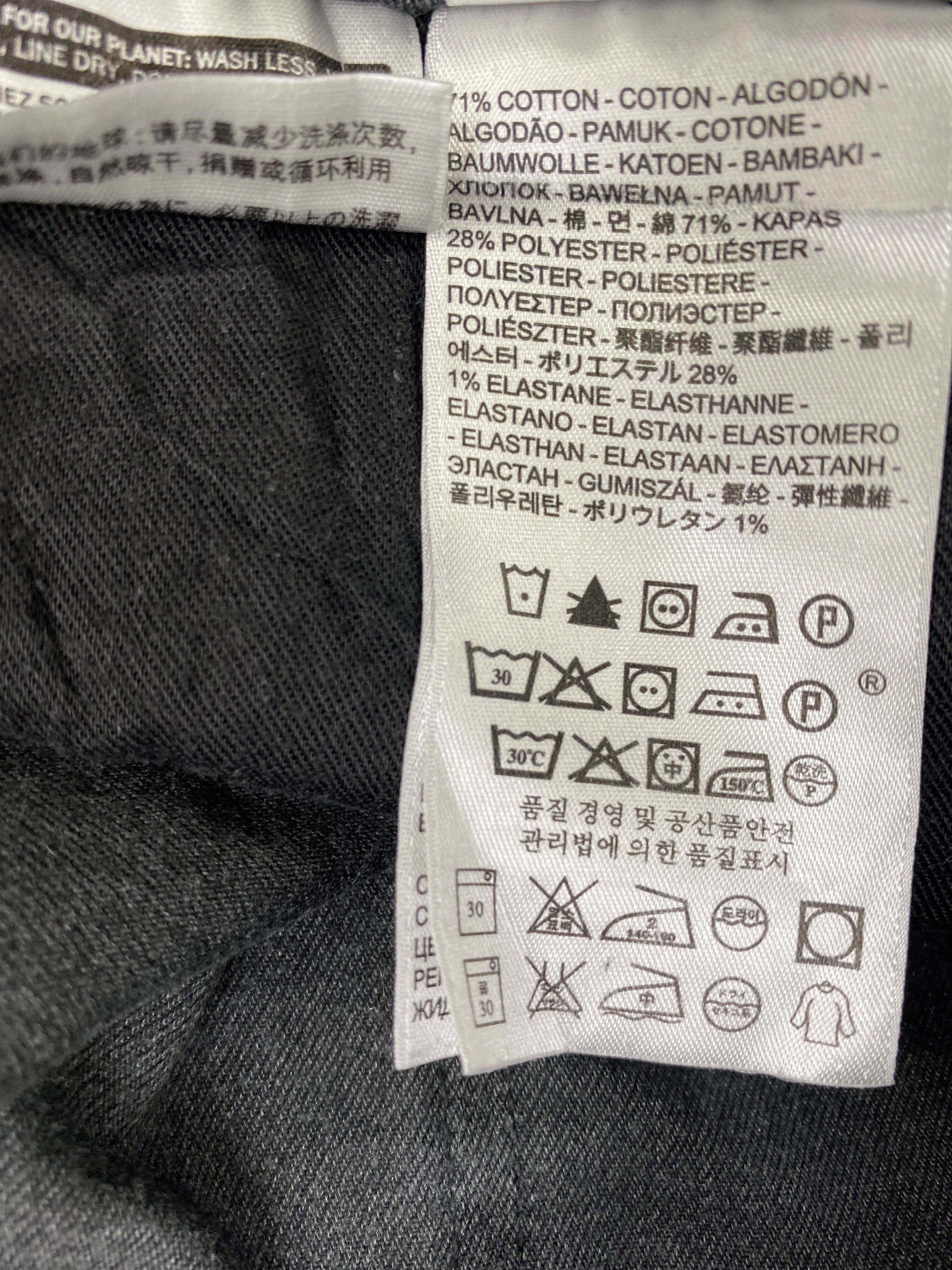 Levi's × Vintage Faded Black Vintage Levis 511 Denim Jeans Size US 34 / EU 50 - 7 Thumbnail