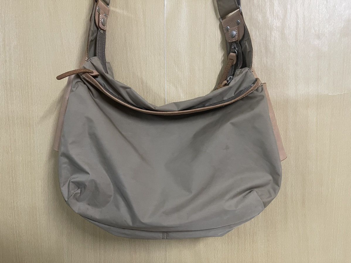 Y's × Yohji Yamamoto Yohji Yamamoto Sling Messenger Bag Nylon with Leather Trim Size ONE SIZE - 18 Thumbnail