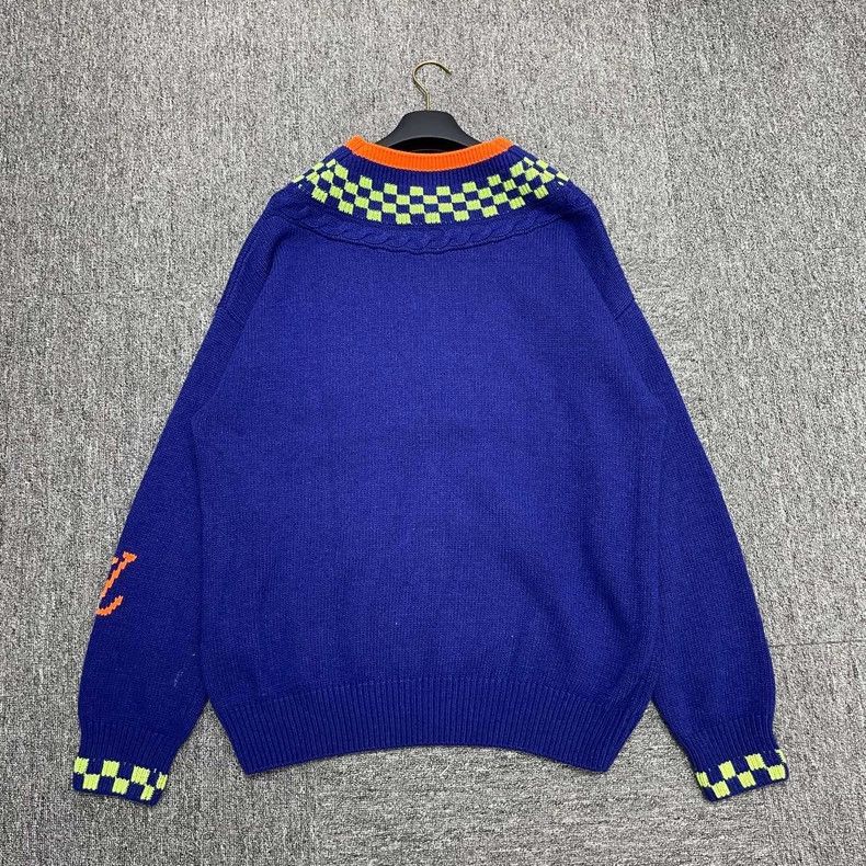 Louis Vuitton Louis Vuitton Arm logo jacquard sweater Size US L / EU 52-54 / 3 - 5 Thumbnail