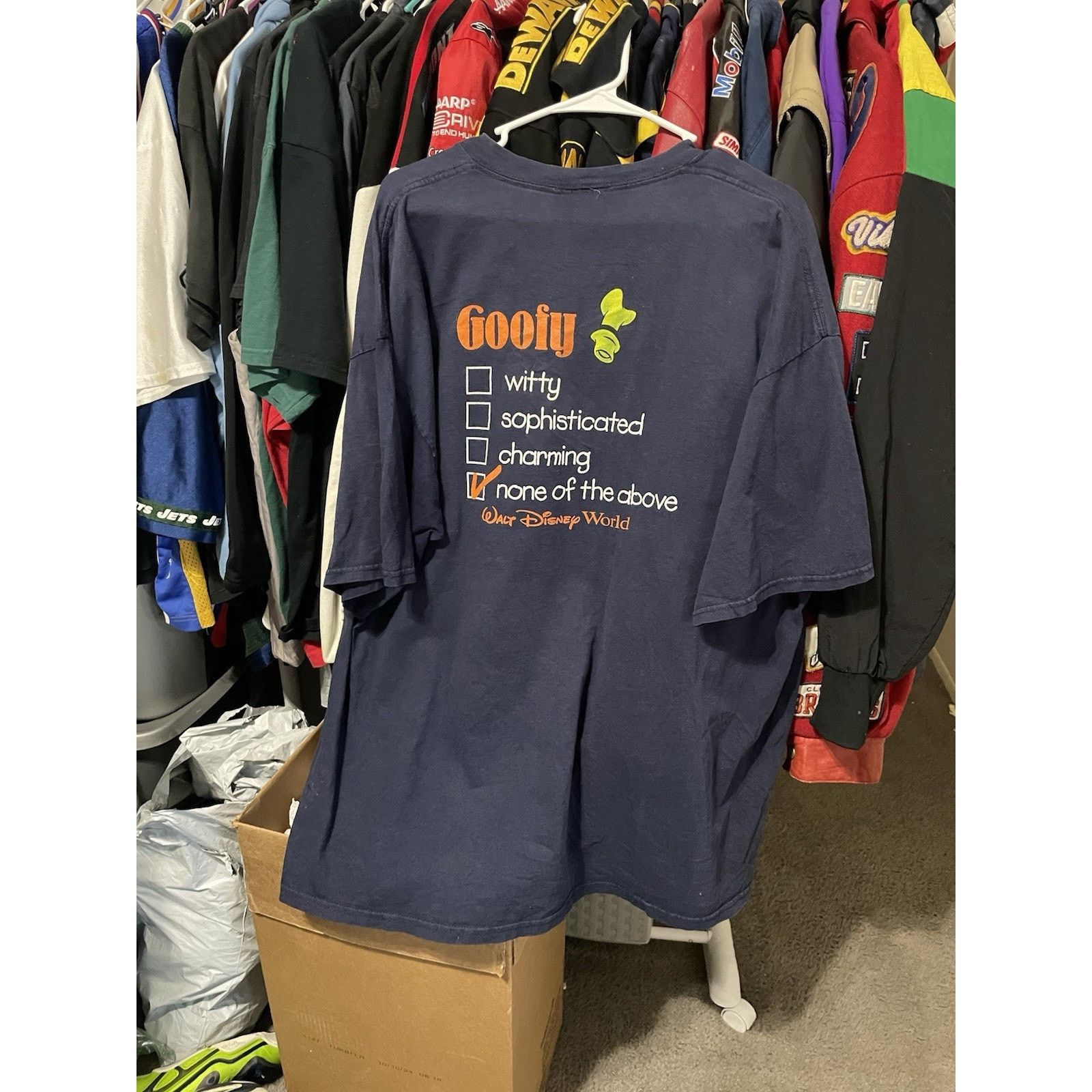 Disney Size L- Rare Vintage Walt Disney Goofy 2-Sided T-Shirt Men’s Size US L / EU 52-54 / 3 - 2 Thumbnail