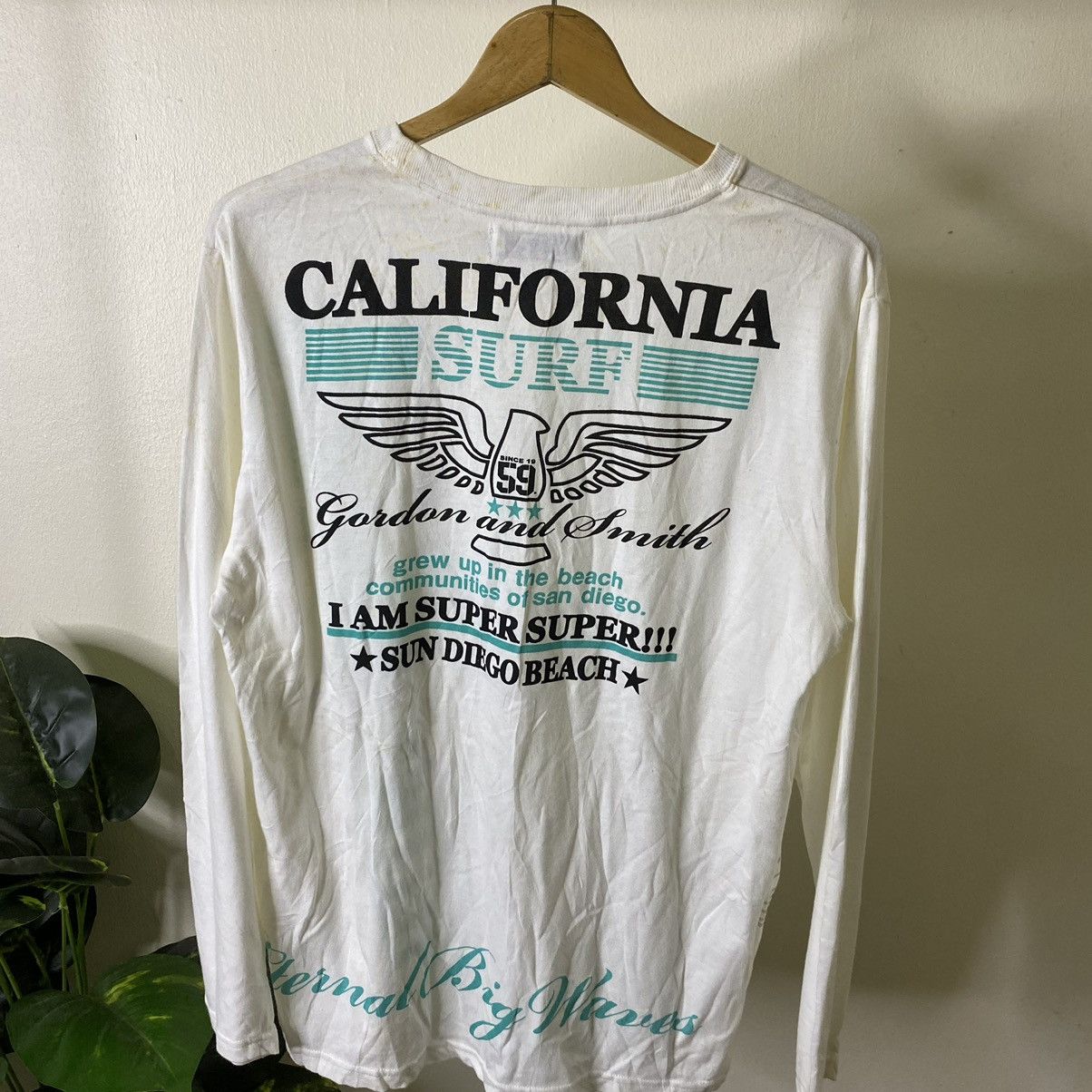 Vintage Y2K Gordon & Smith Surf LS T Shirt Size US L / EU 52-54 / 3 - 2 Thumbnail