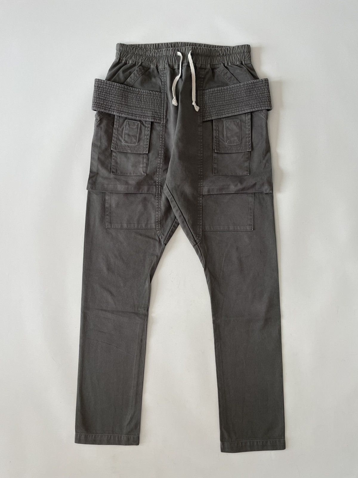 Rick Owens Rick Owens SS17 Creatch Cargo Dark Dust Sweatpants Size US 30 / EU 46 - 1 Thumbnail
