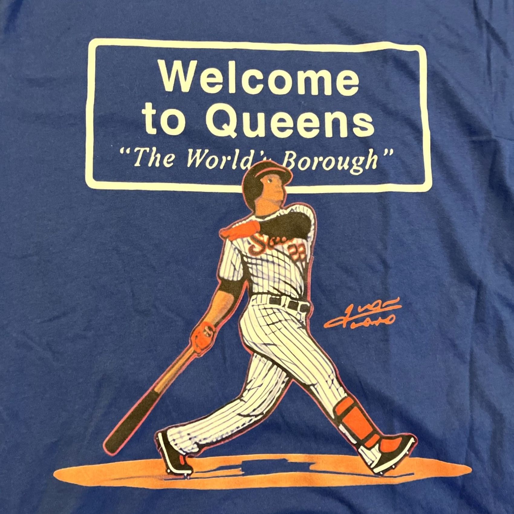 Vintage N W O T - AWESOME - New York Mets - Juan Soto - WELCOME TO QUEENS - T Shirt - XL Shirt Men Blue XXL Size US XL / EU 56 / 4 - 2 Thumbnail