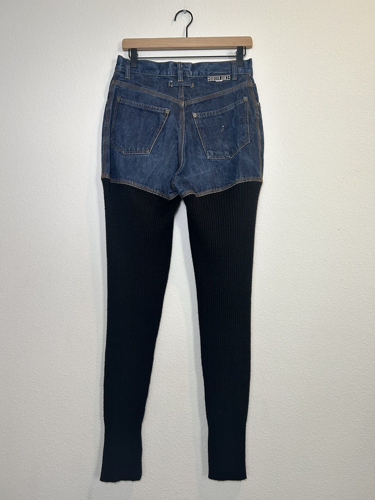 Jean Paul Gaultier Hybrid knit Skinny Jeans Size 30" / US 8 / IT 44 - 3 Thumbnail