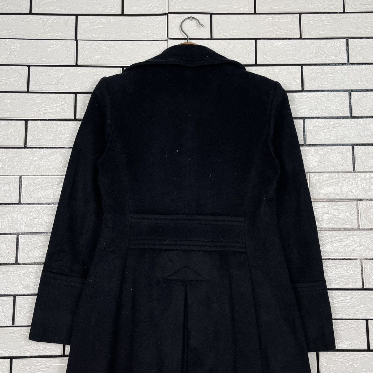 MAX&Co. Max & Co Women Black Overcoat Made In Italy Size S / US 4 / IT 40 - 9 Thumbnail