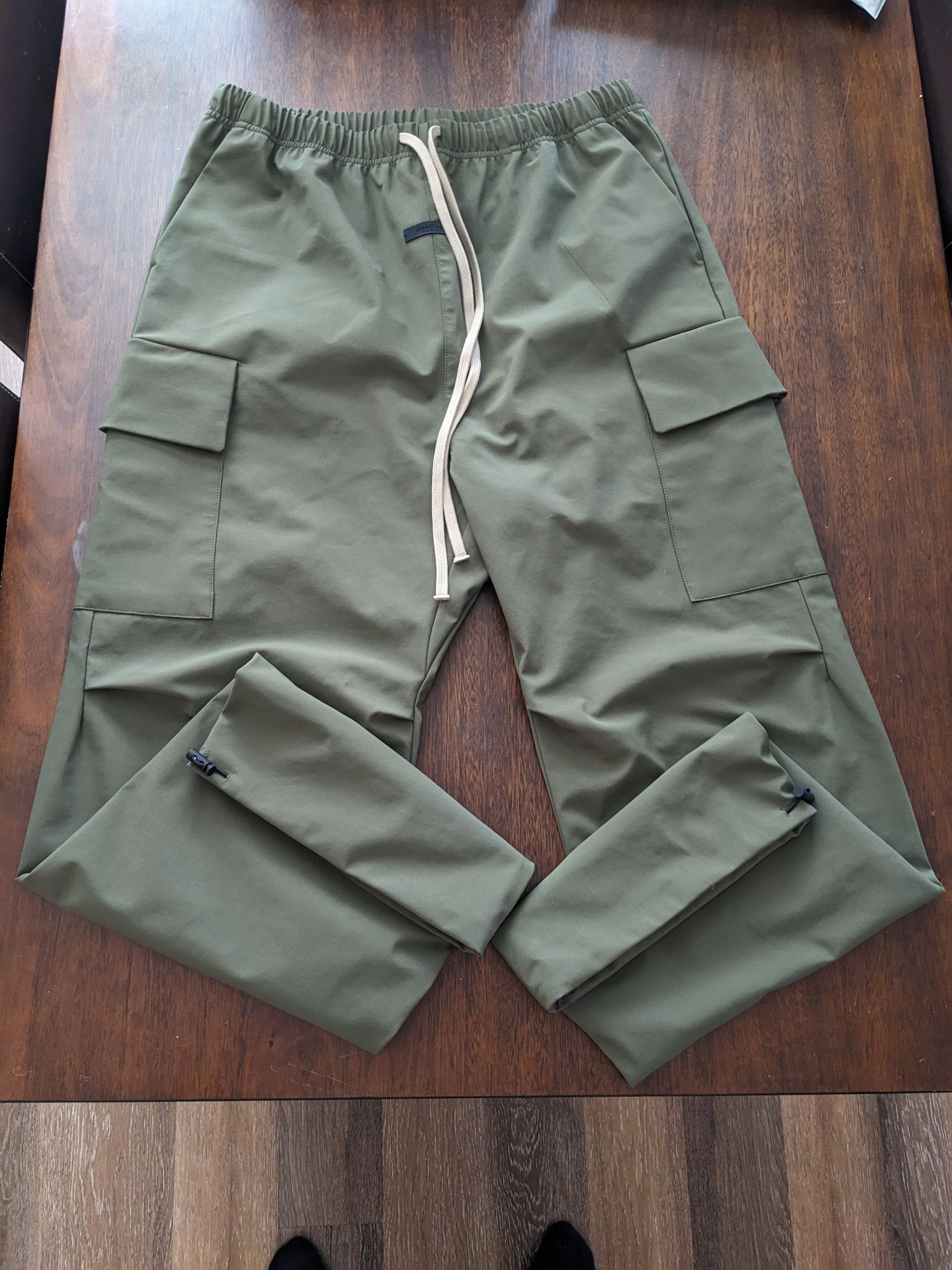 Essentials × Fear of God Fear of God Essentials Green Bonded Nylon 