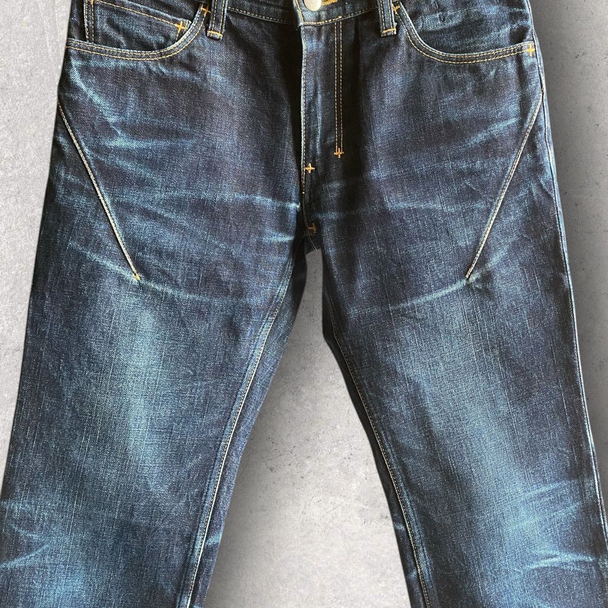 Number (N)ine Fall09 N(N) Raw Denim Size US 30 / EU 46 - 2 Thumbnail