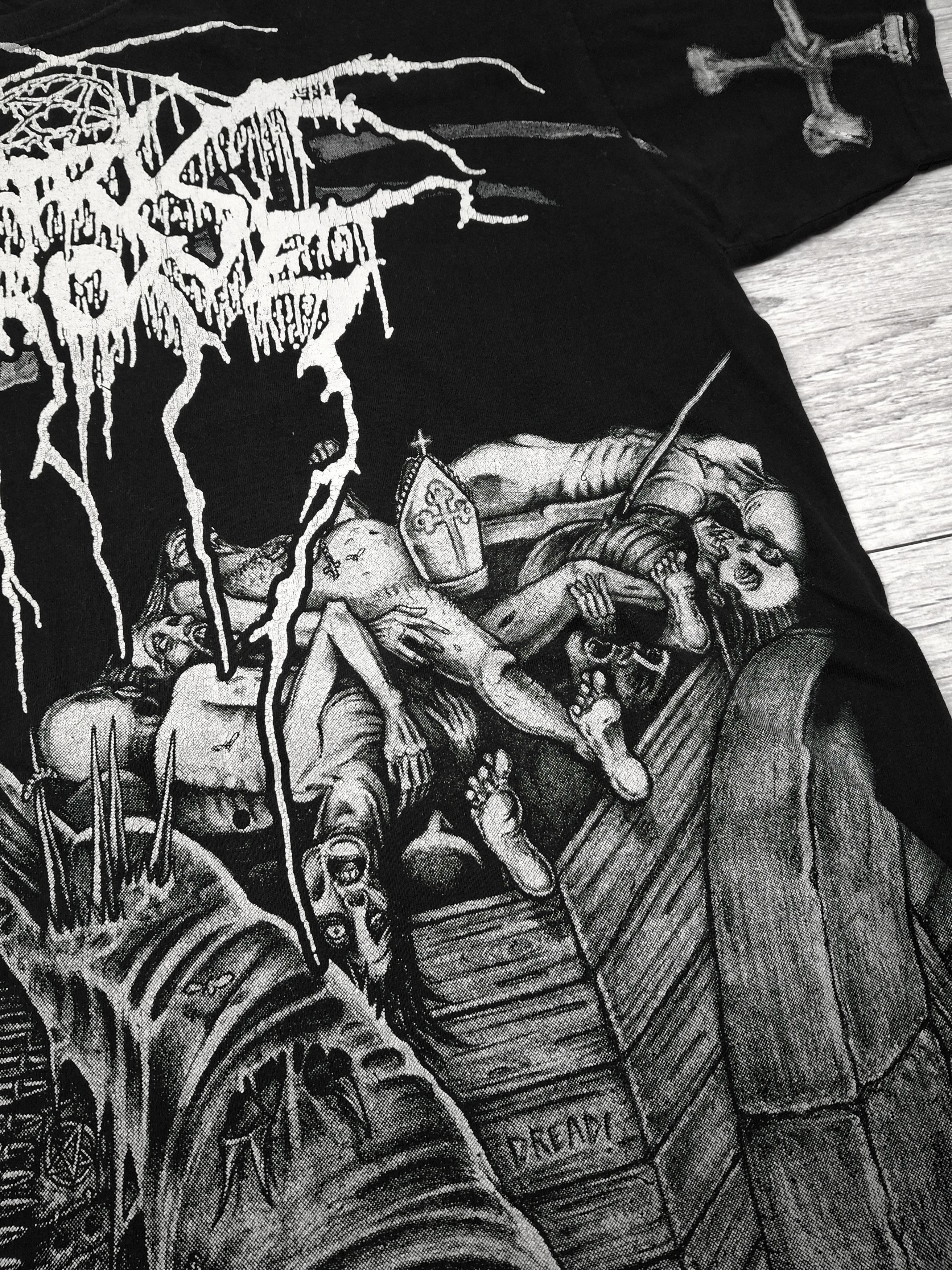 Band Tees × Vintage Darkthrone black metal vintage tee mayhem burzum drudkh Size US M / EU 48-50 / 2 - 3 Thumbnail